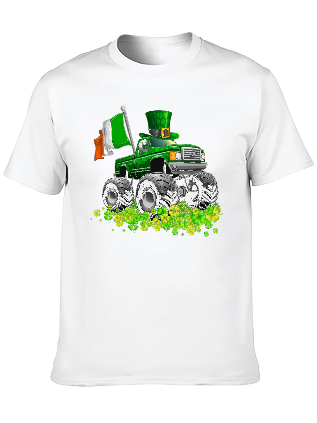 St. Patricks Day Monster Truck Graphic Tee
