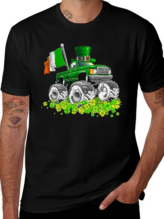 St. Patricks Day Monster Truck Graphic Tee