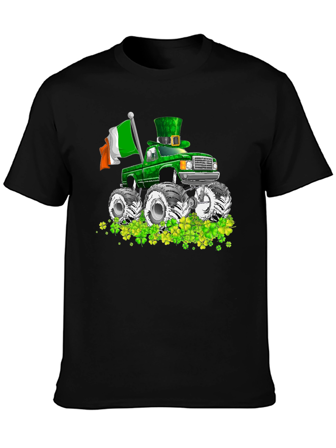 St. Patricks Day Monster Truck Graphic Tee