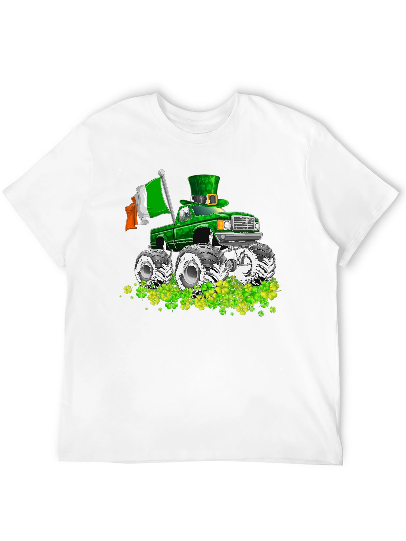 St. Patricks Day Monster Truck Graphic Tee