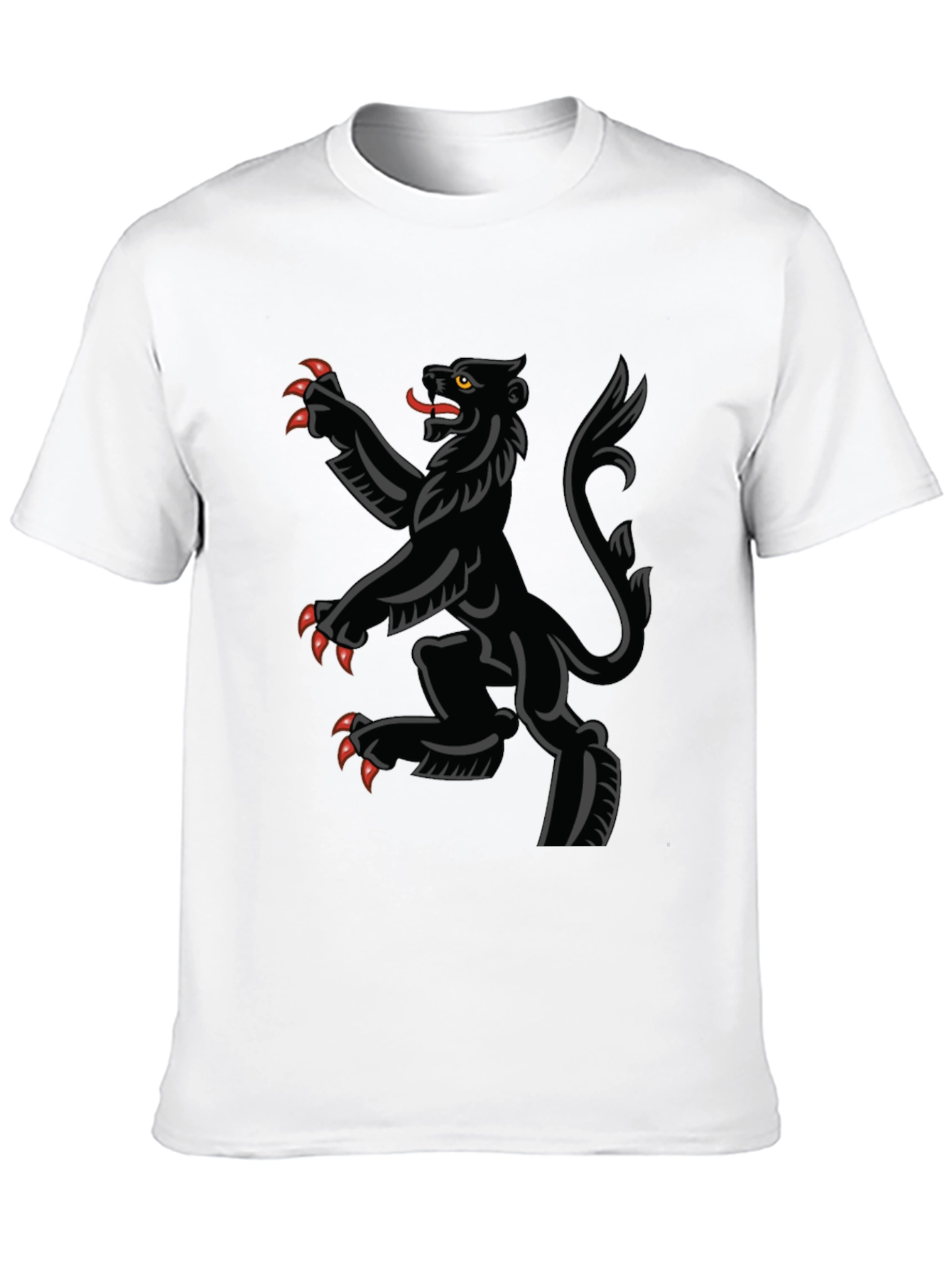 Black Rampant Lion T-Shirt
