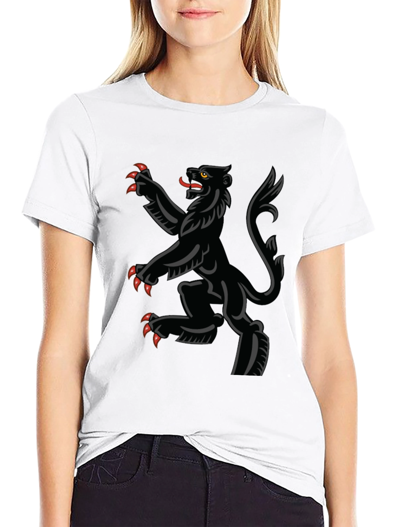 Black Rampant Lion T-Shirt
