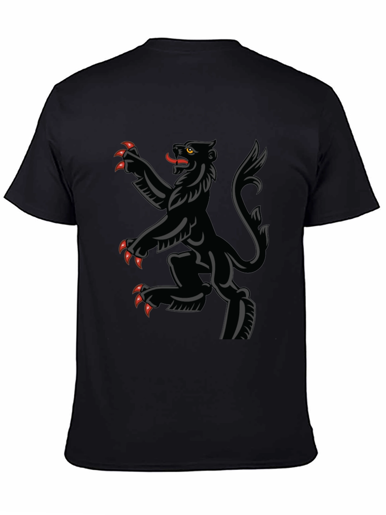 Black Rampant Lion T-Shirt