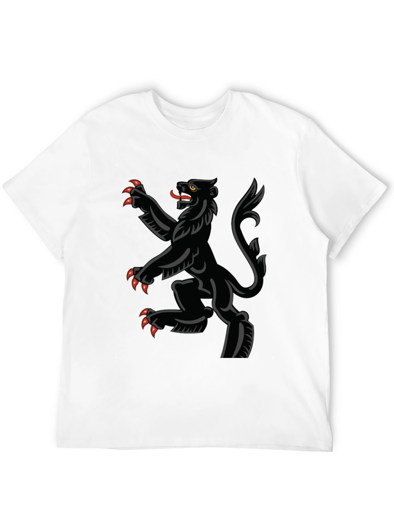 Black Rampant Lion T-Shirt