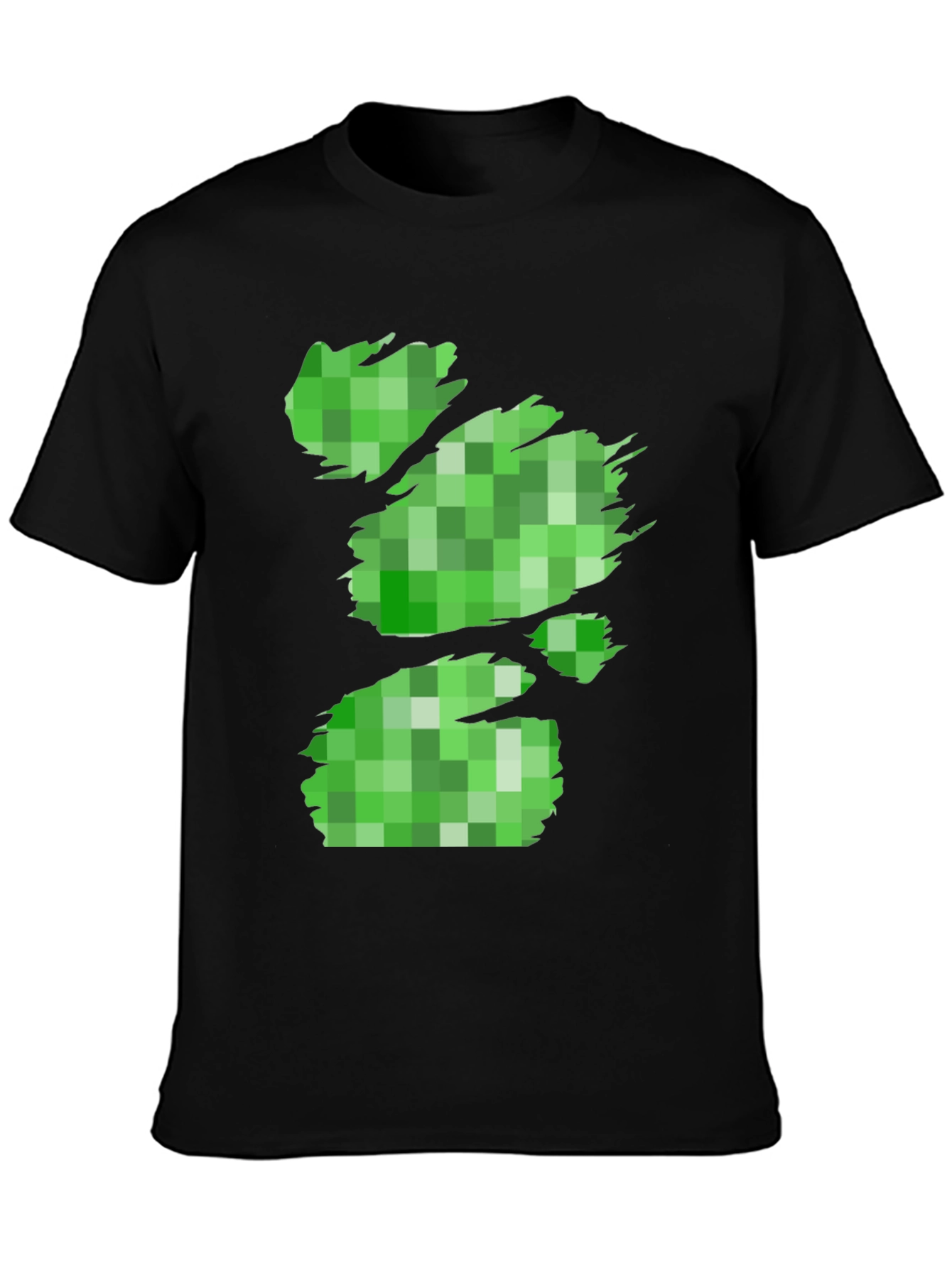 Minecraft Creeper T-Shirt - Distressed Pixelated Design