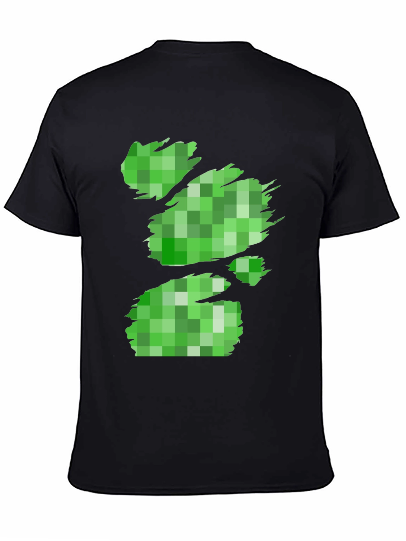 Minecraft Creeper T-Shirt - Distressed Pixelated Design