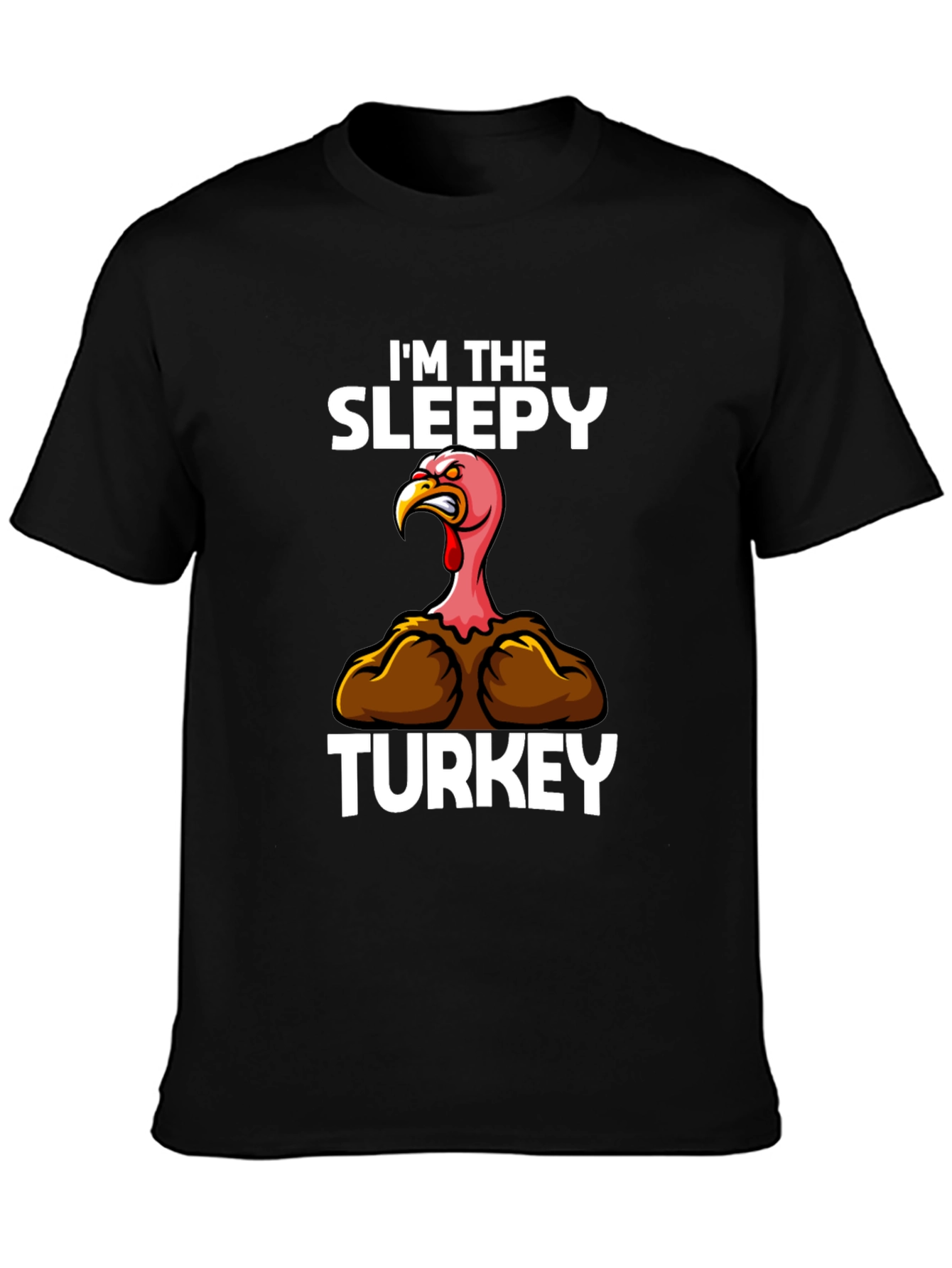Im The Sleepy Turkey Funny Thanksgiving T-Shirt