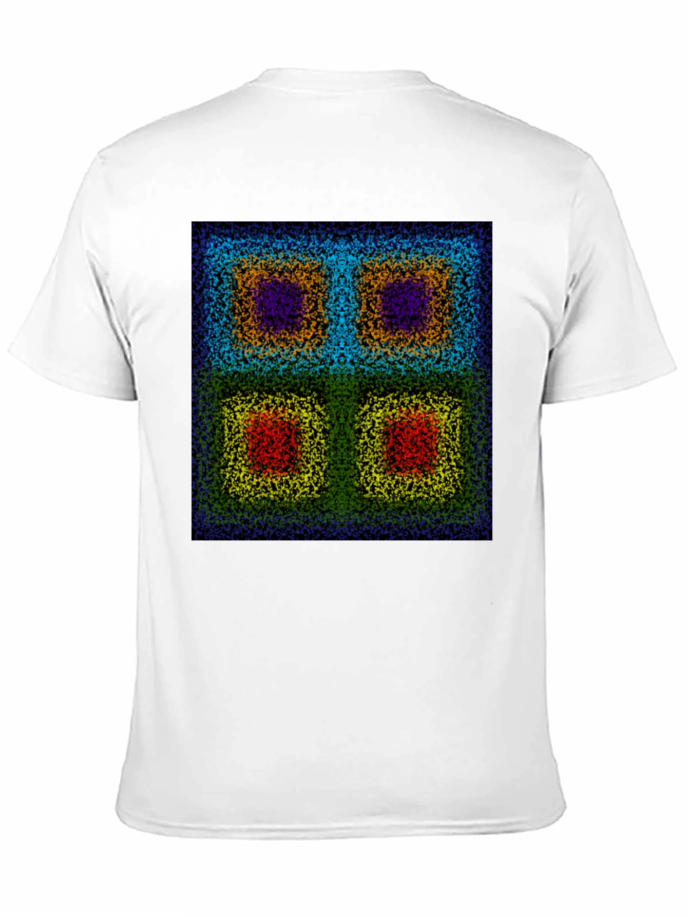 Abstract Square Pattern T-Shirt