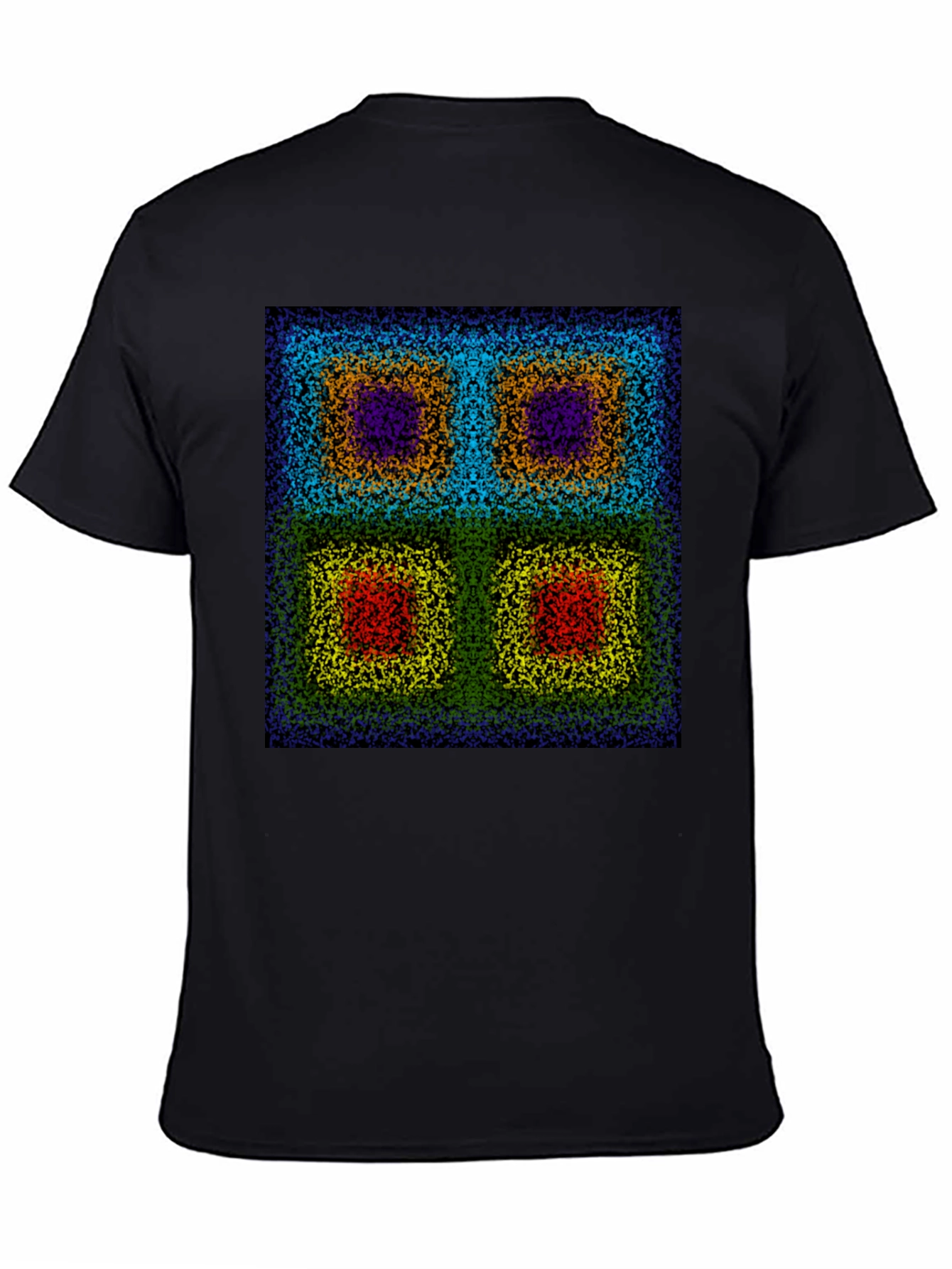 Abstract Square Pattern T-Shirt