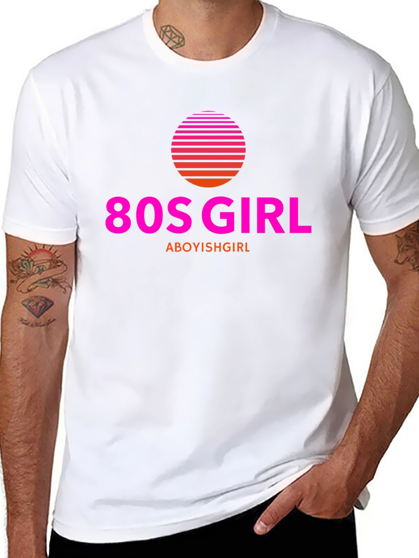 80s Girl Retro Graphic Tee