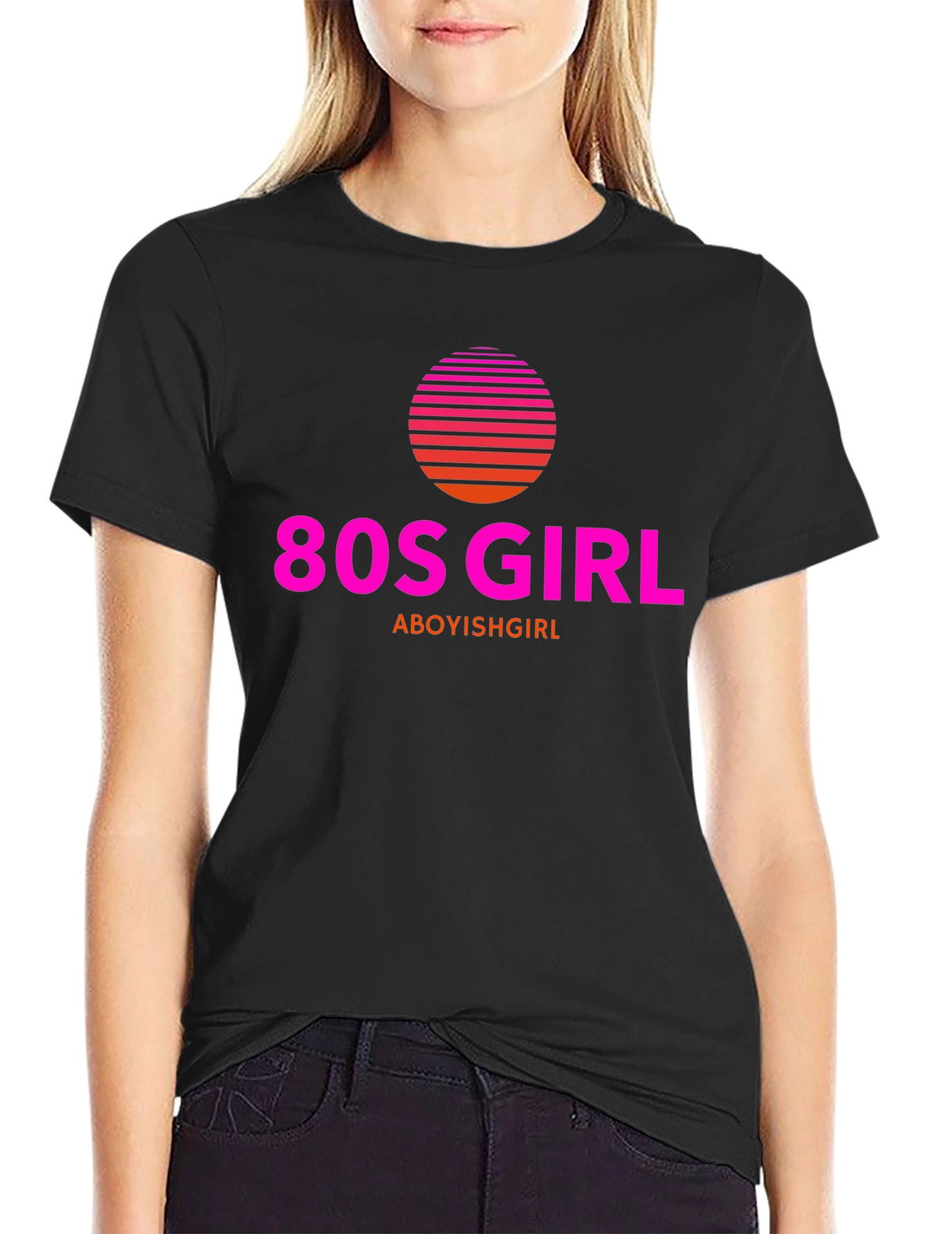80s Girl Retro Graphic Tee