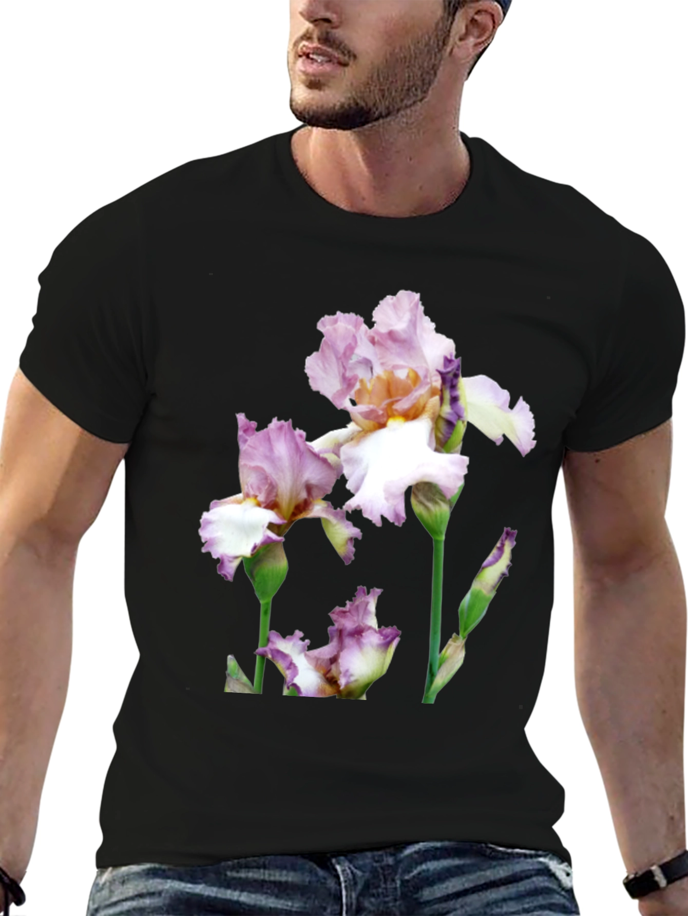 Floral Iris Graphic T-Shirt