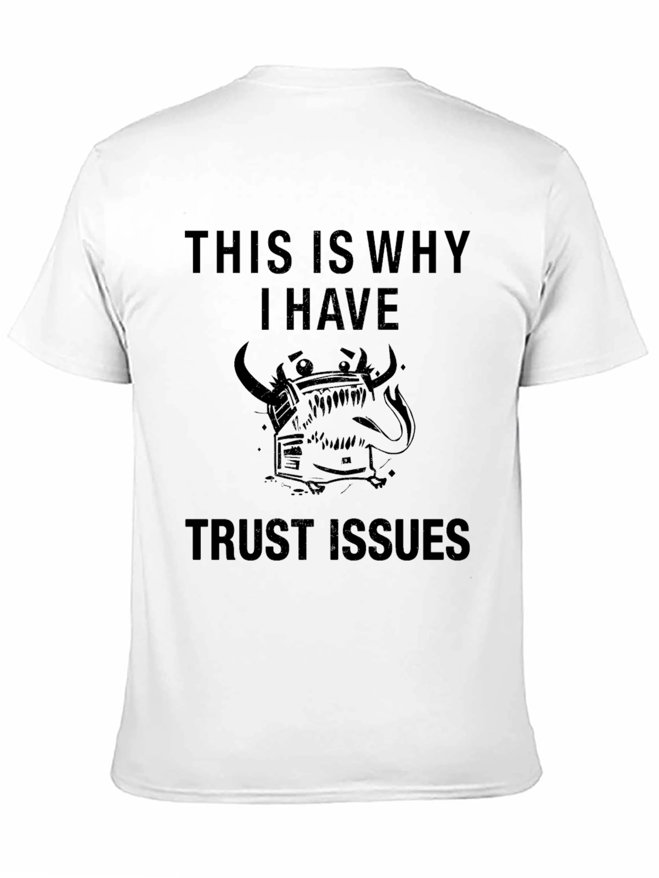 Trust Issues Graphic Tee - Black