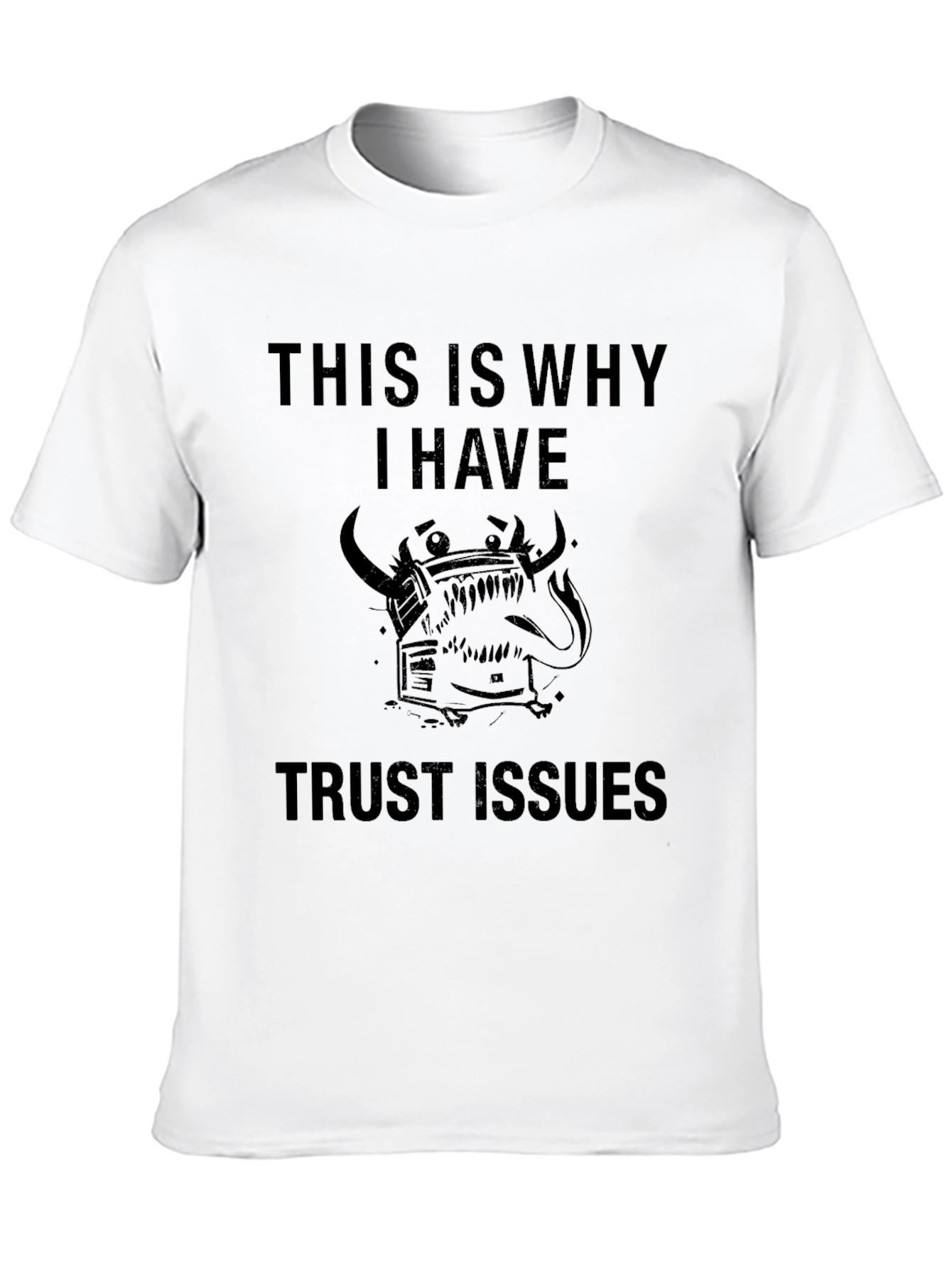 Trust Issues Graphic Tee - Black