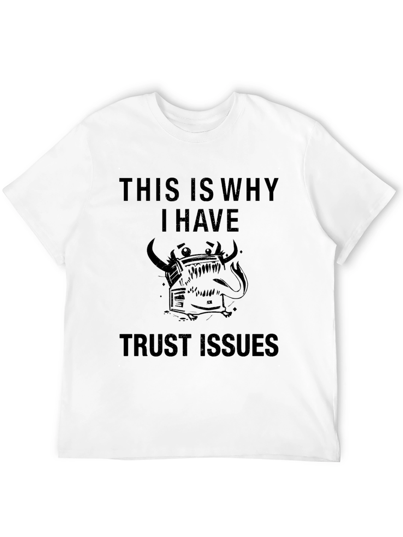 Trust Issues Graphic Tee - Black