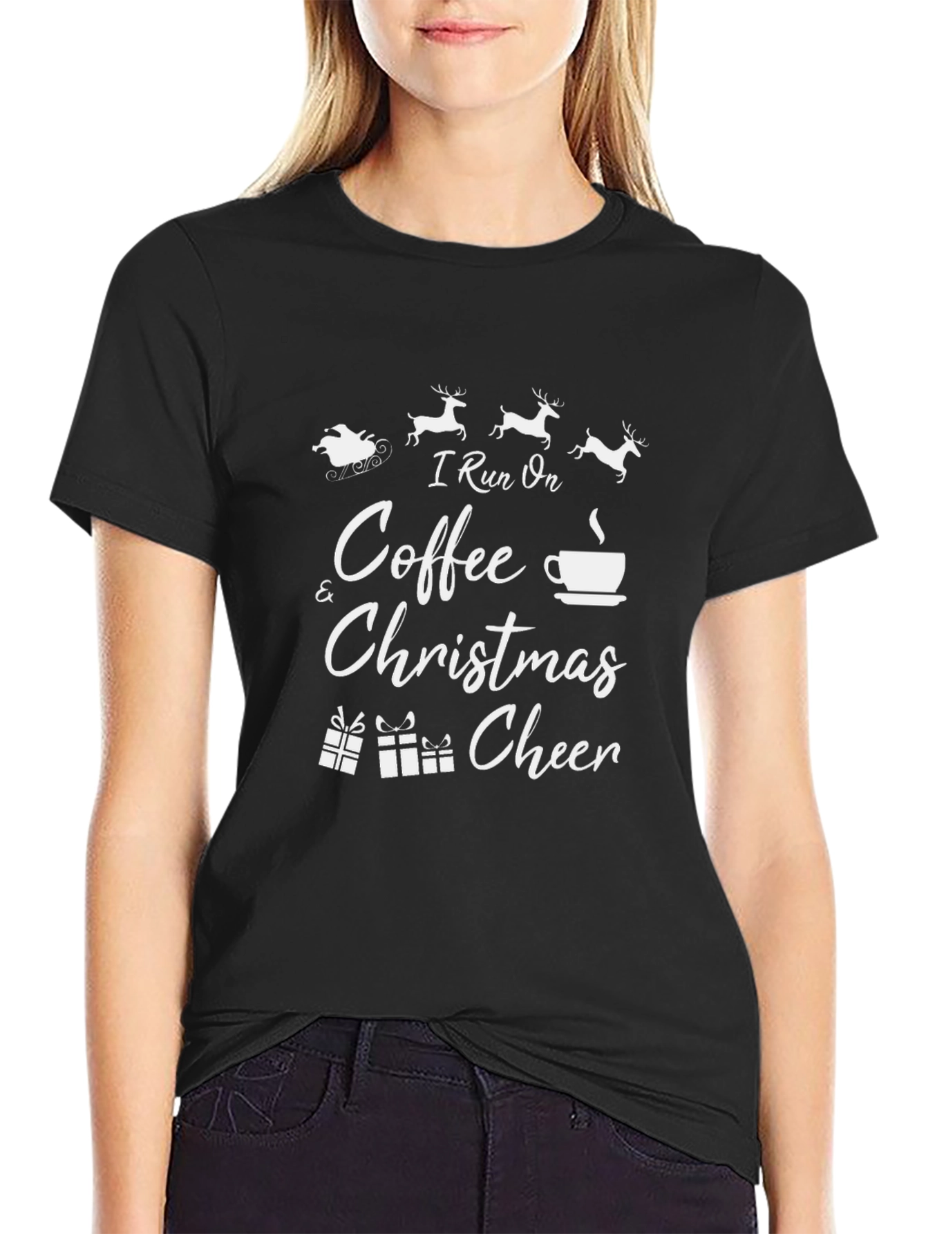 Christmas Coffee Cheer Graphic Tee