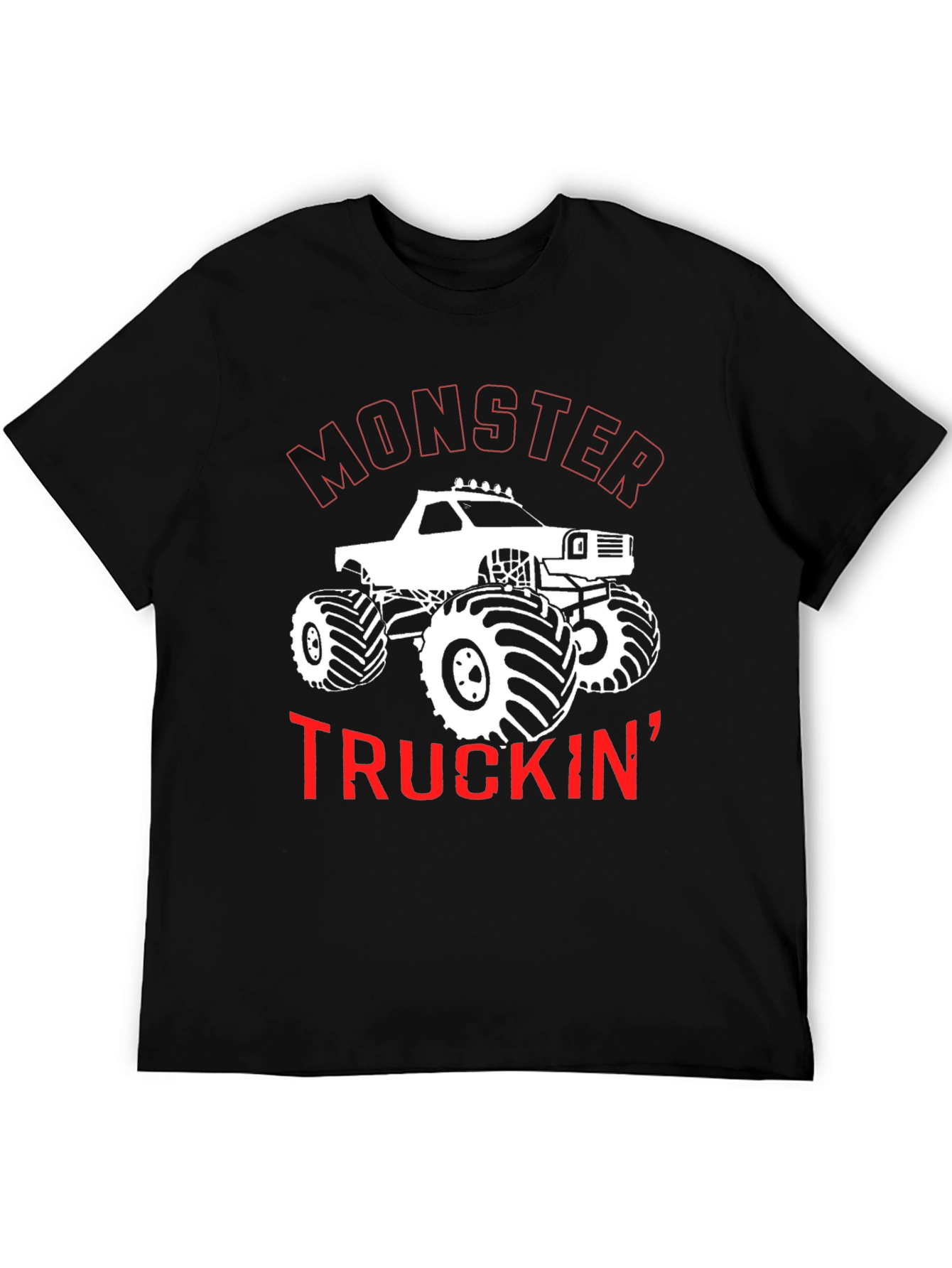 Monster Truck Graphic Tee - Black