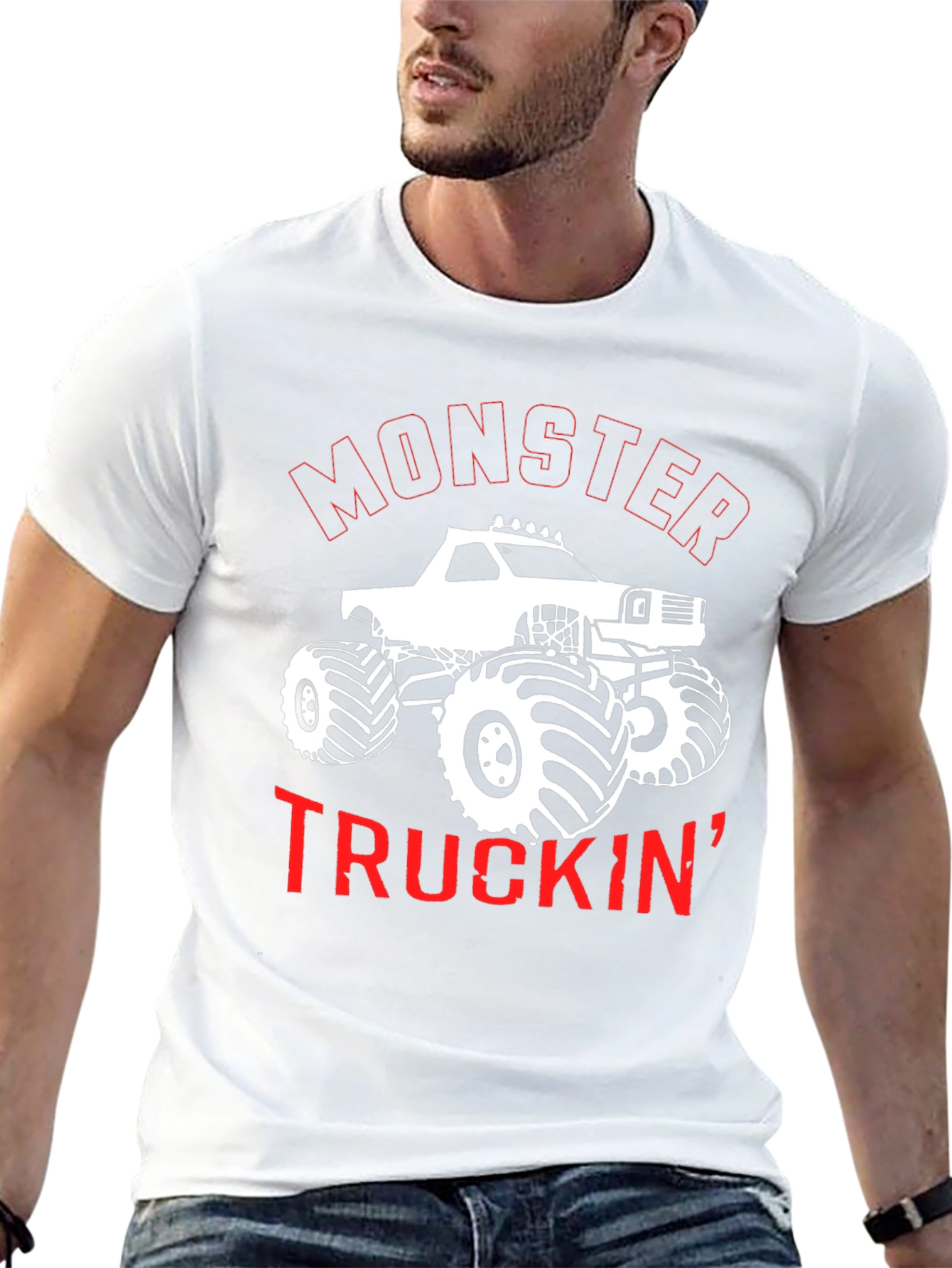 Monster Truck Graphic Tee - Black