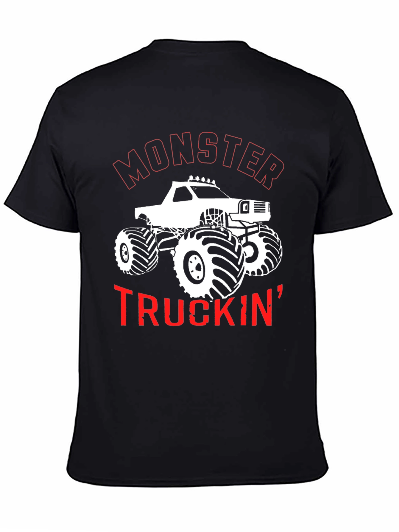 Monster Truck Graphic Tee - Black