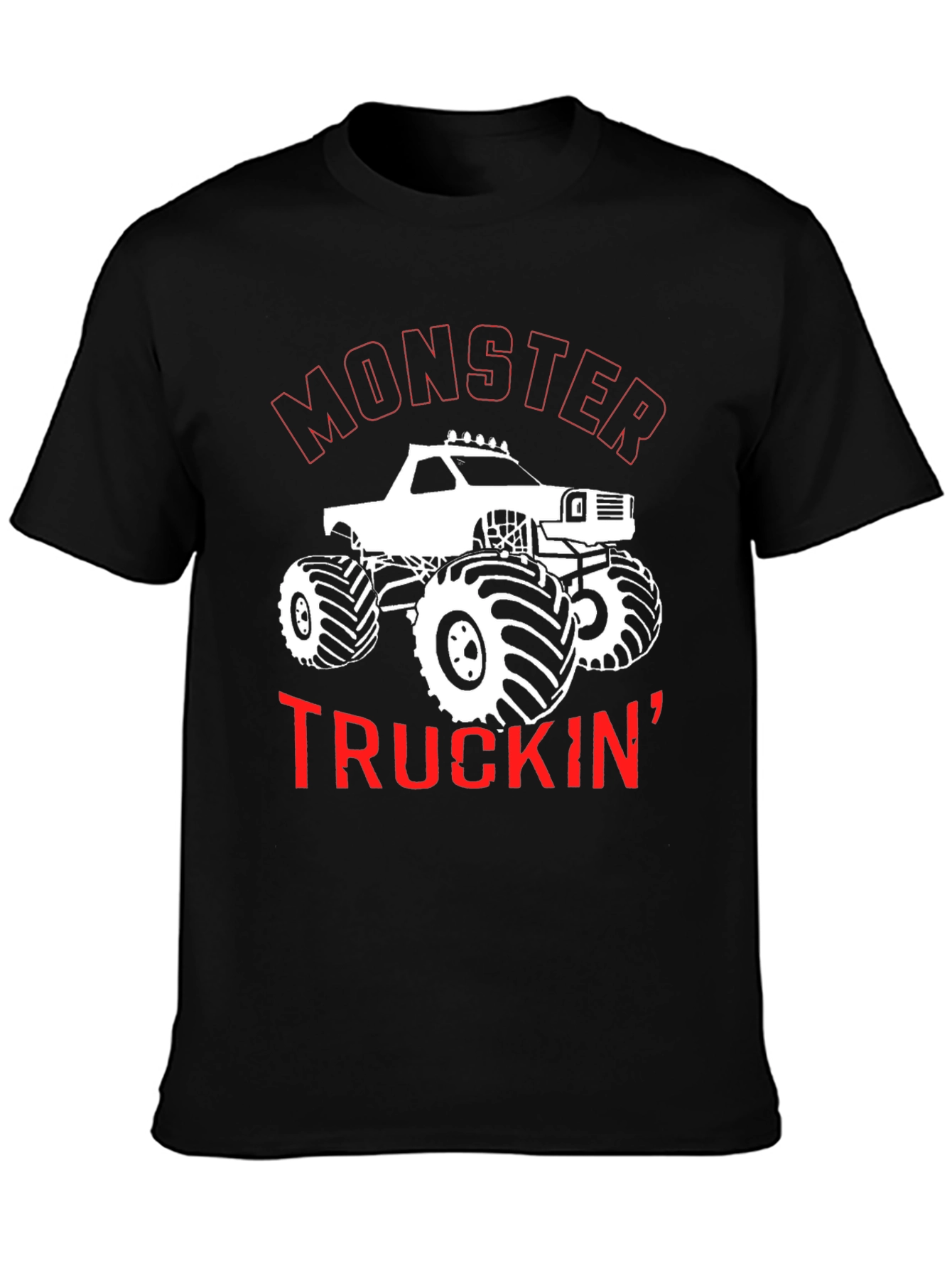Monster Truck Graphic Tee - Black
