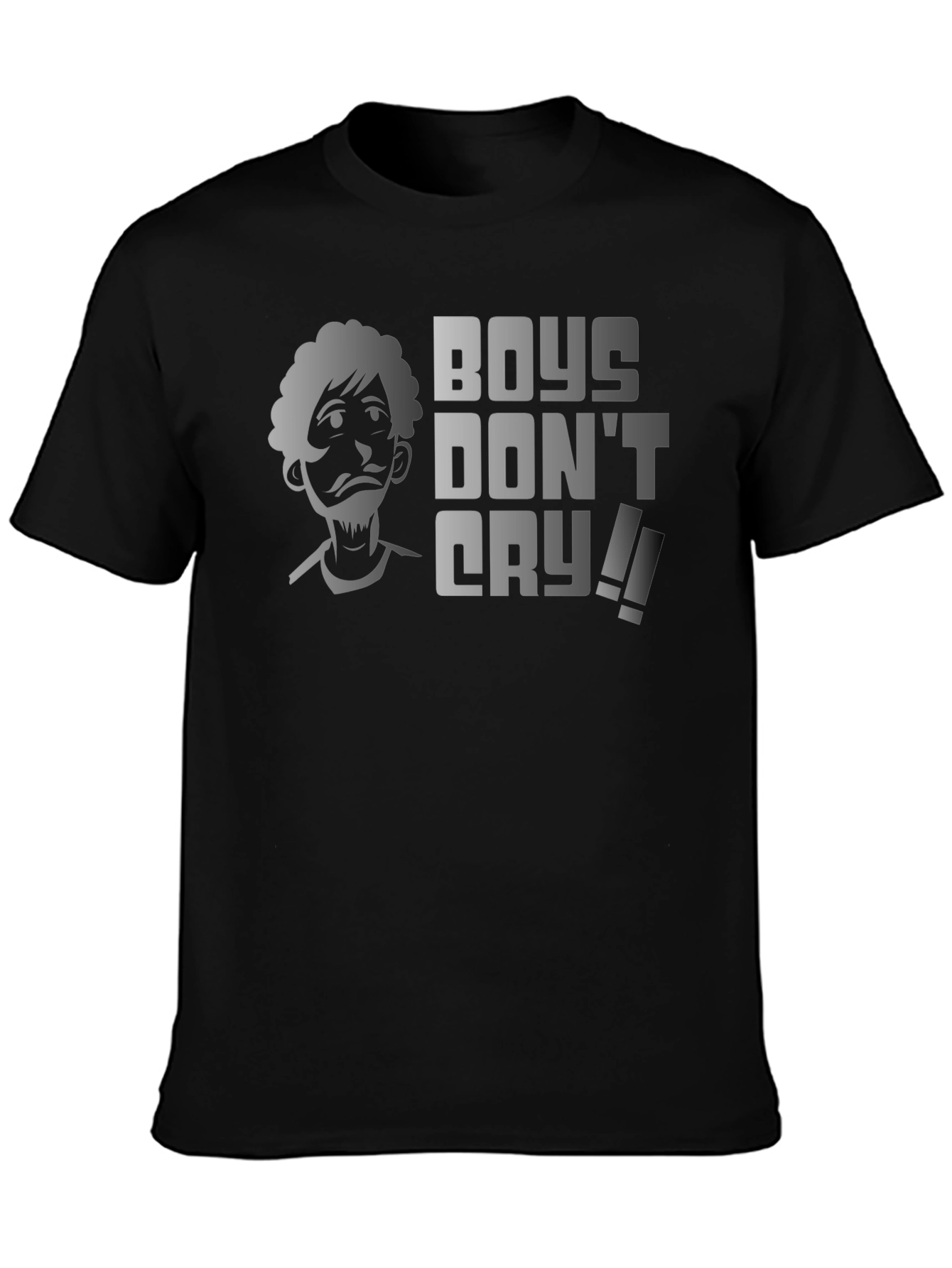 Boys Dont Cry Graphic Tee - Funny Shaggy T-Shirt