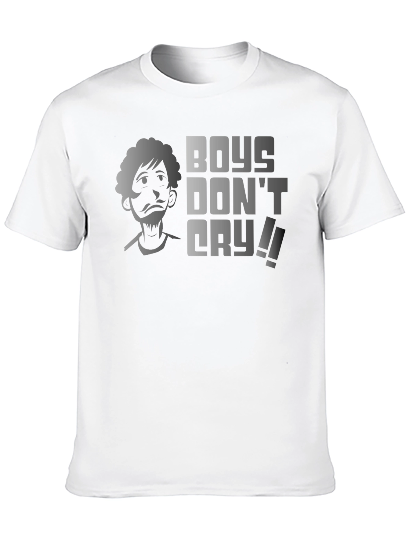 Boys Dont Cry Graphic Tee - Funny Shaggy T-Shirt