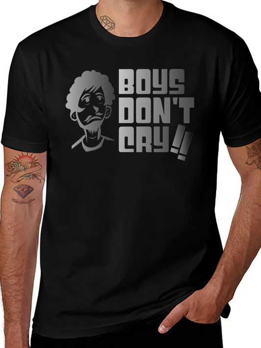 Boys Dont Cry Graphic Tee - Funny Shaggy T-Shirt