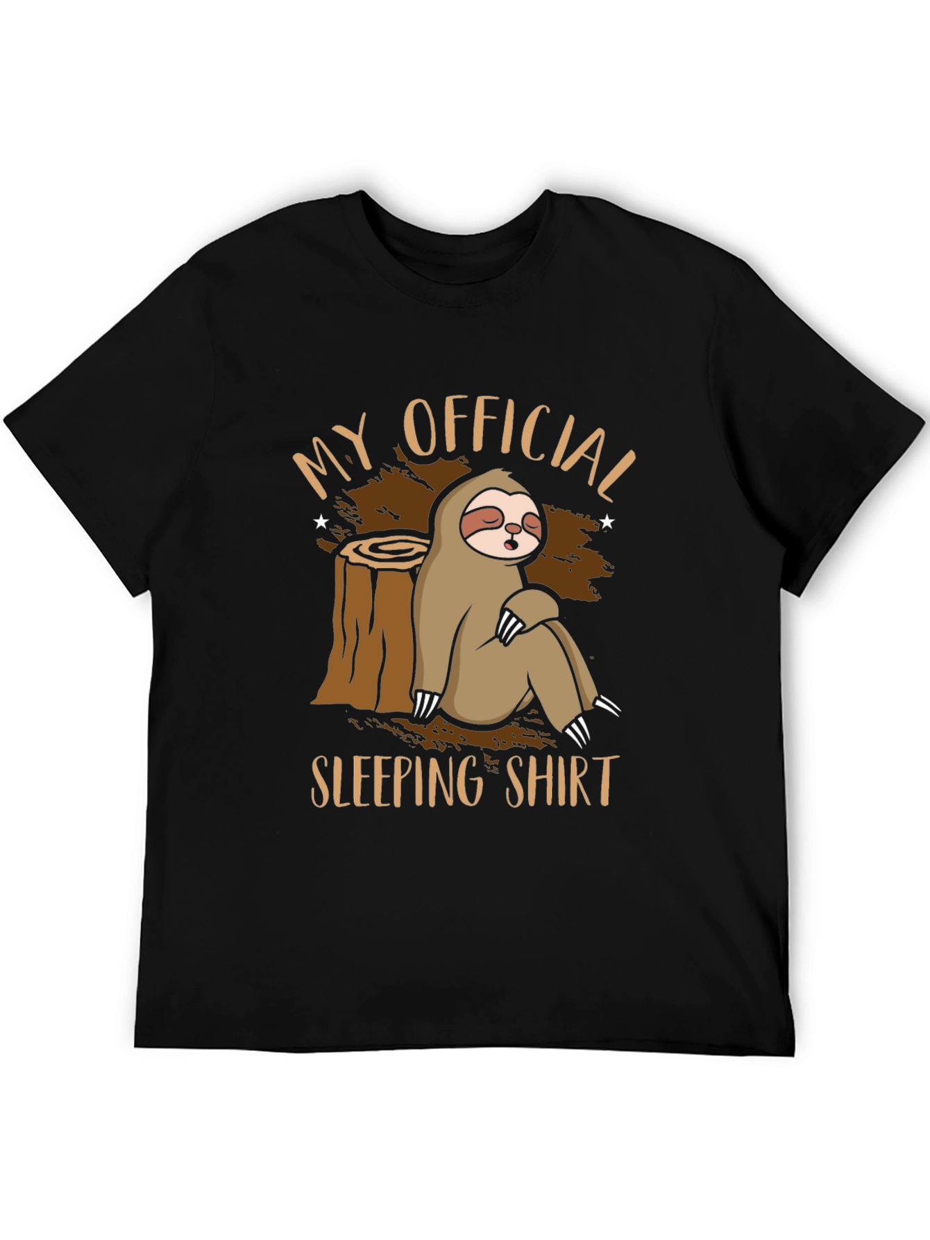 Sloth Sleeping Shirt Graphic Tee