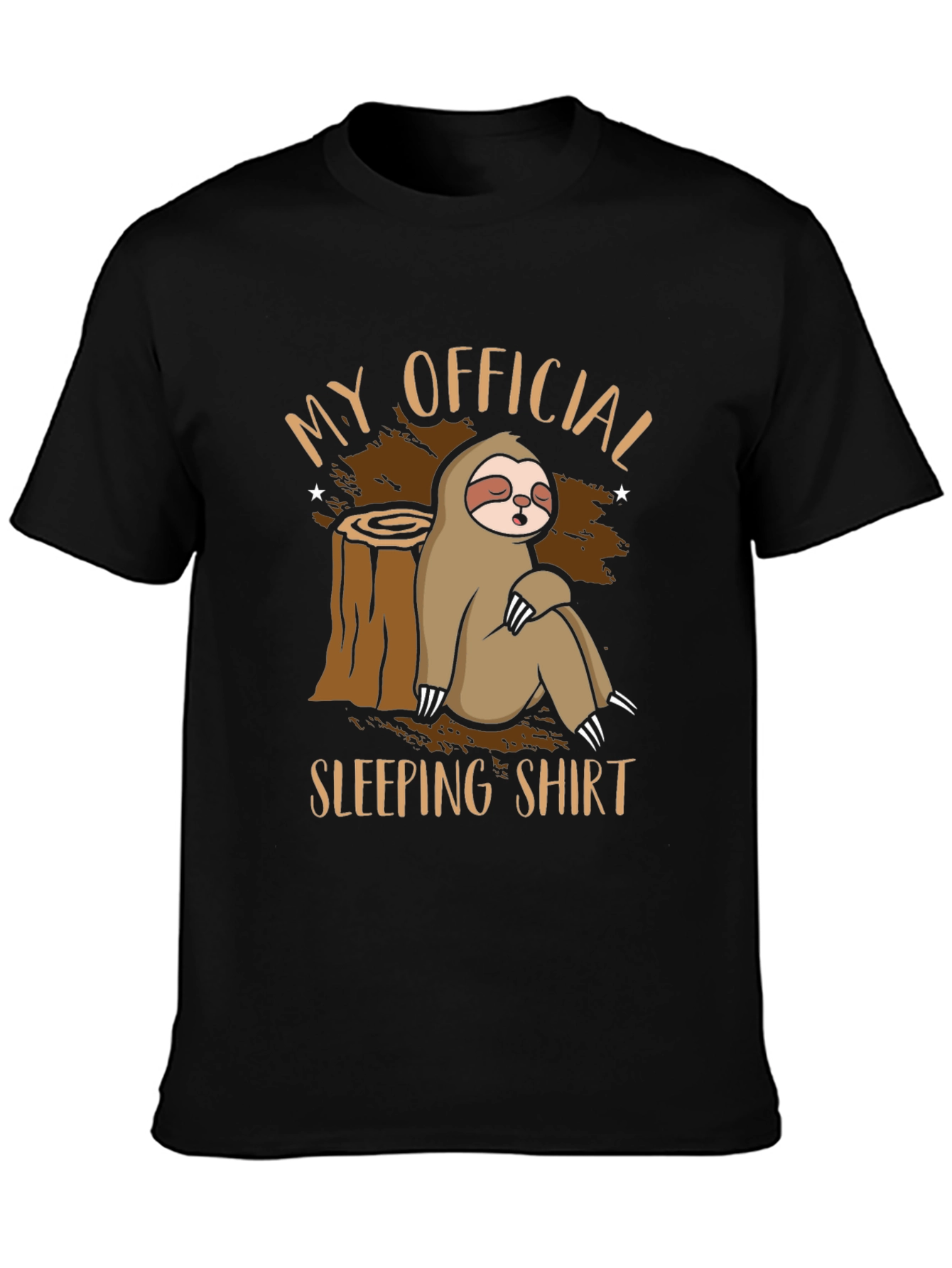Sloth Sleeping Shirt Graphic Tee