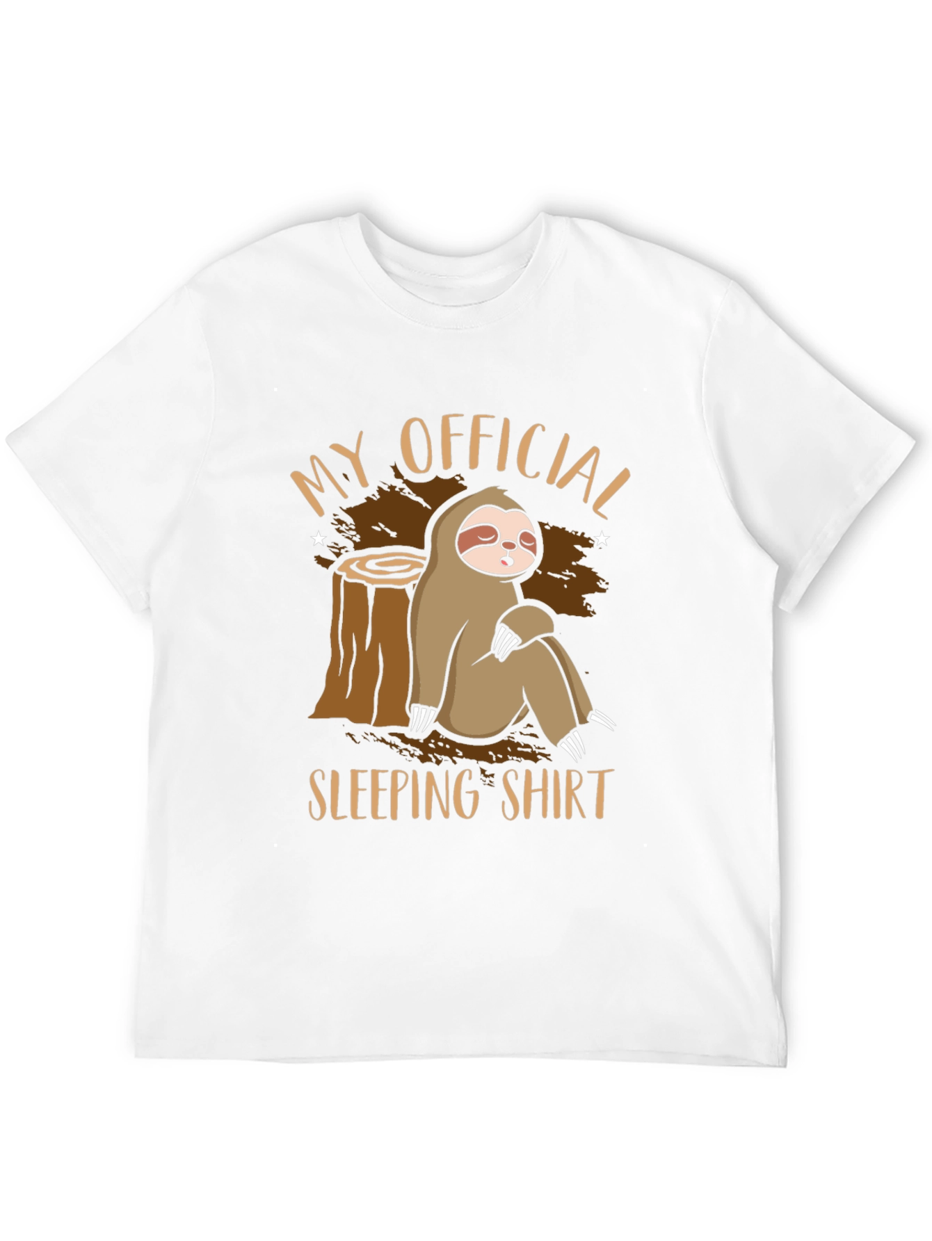 Sloth Sleeping Shirt Graphic Tee