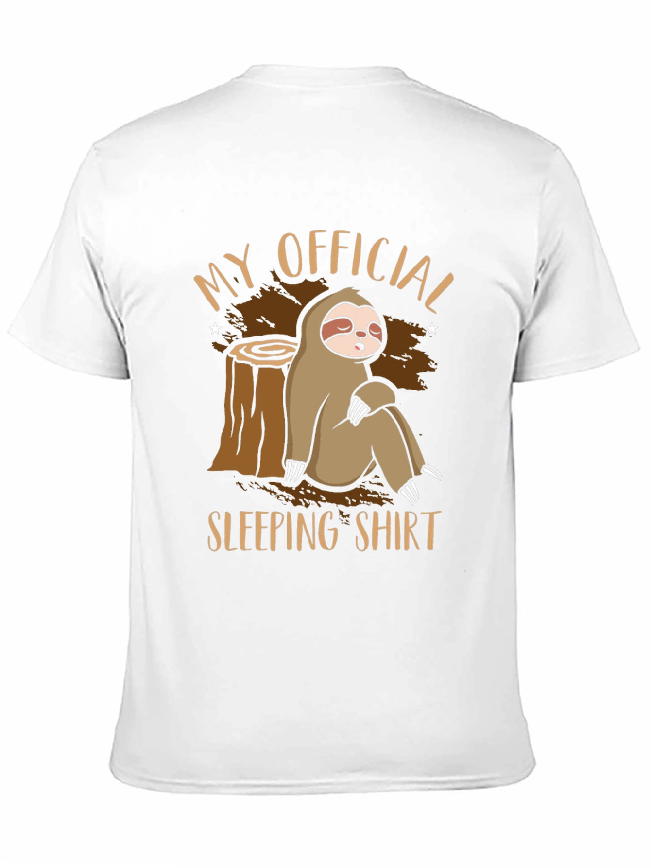 Sloth Sleeping Shirt Graphic Tee
