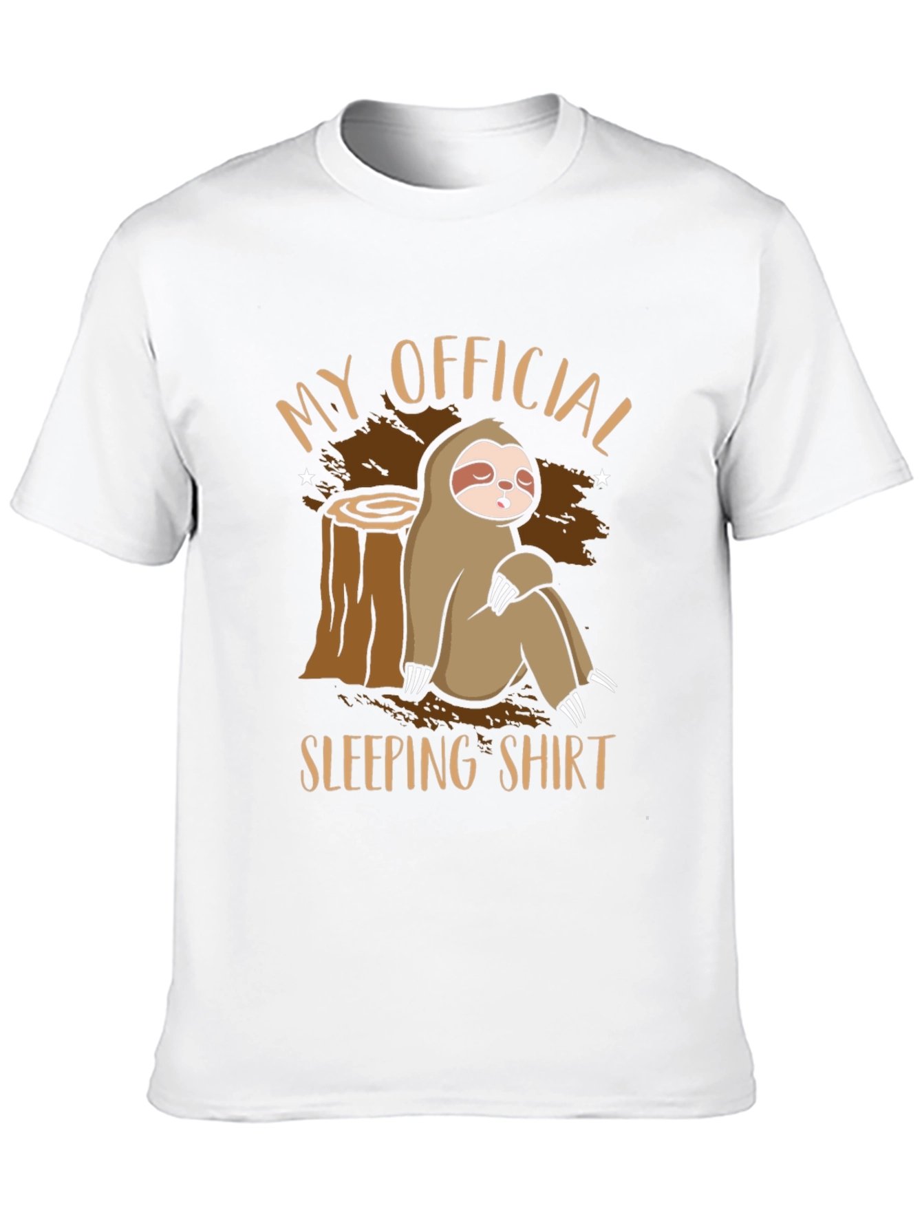 Sloth Sleeping Shirt Graphic Tee