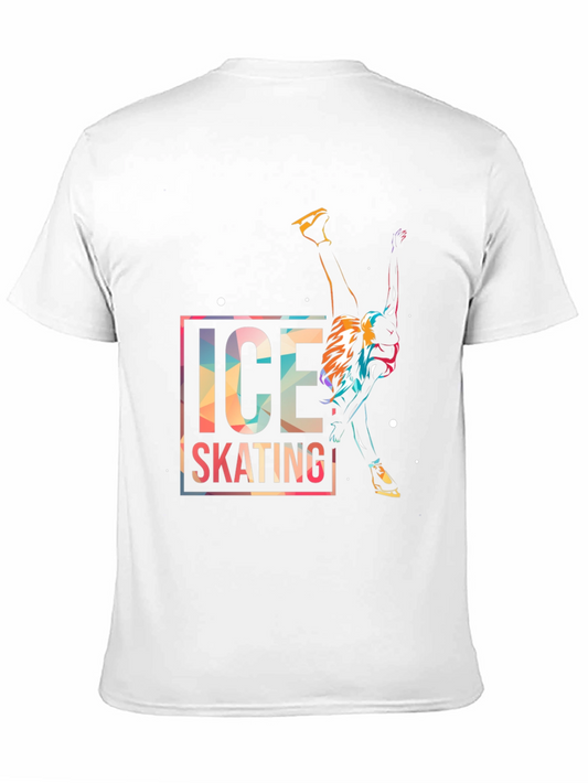 Ice Skating Graphic Tee - Cool Design
