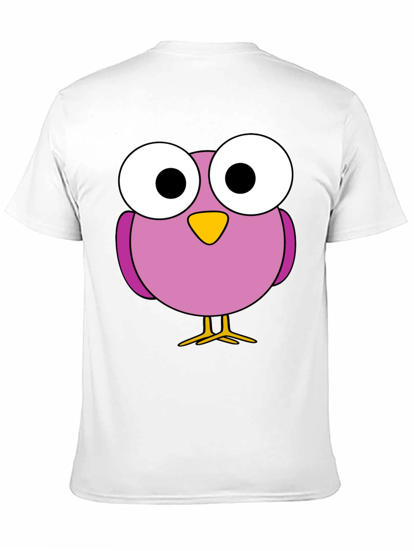 Funny Bird Graphic Tee - Casual Black T-Shirt
