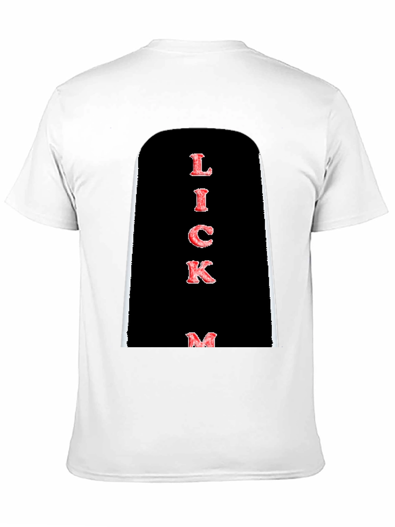 Lick Me Graphic Tee - Bold Black T-Shirt