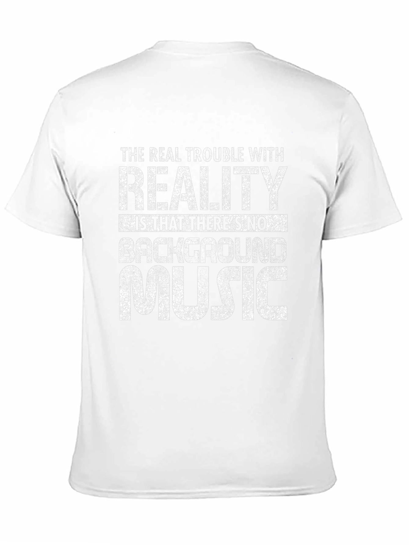 Funny Reality Background Music Graphic T-Shirt