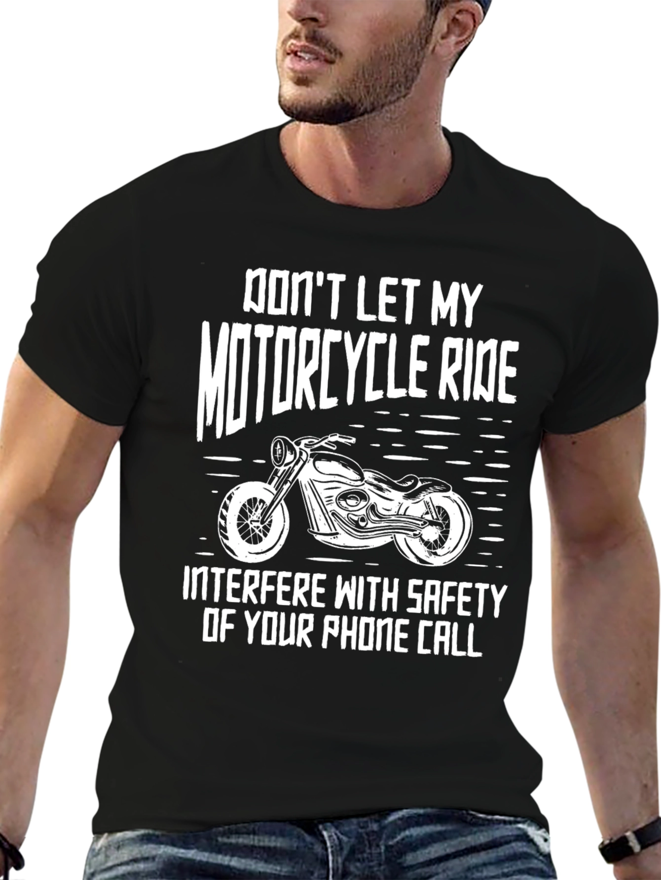 Motorcycle Ride T-Shirt: Dont Let My Ride Interfere
