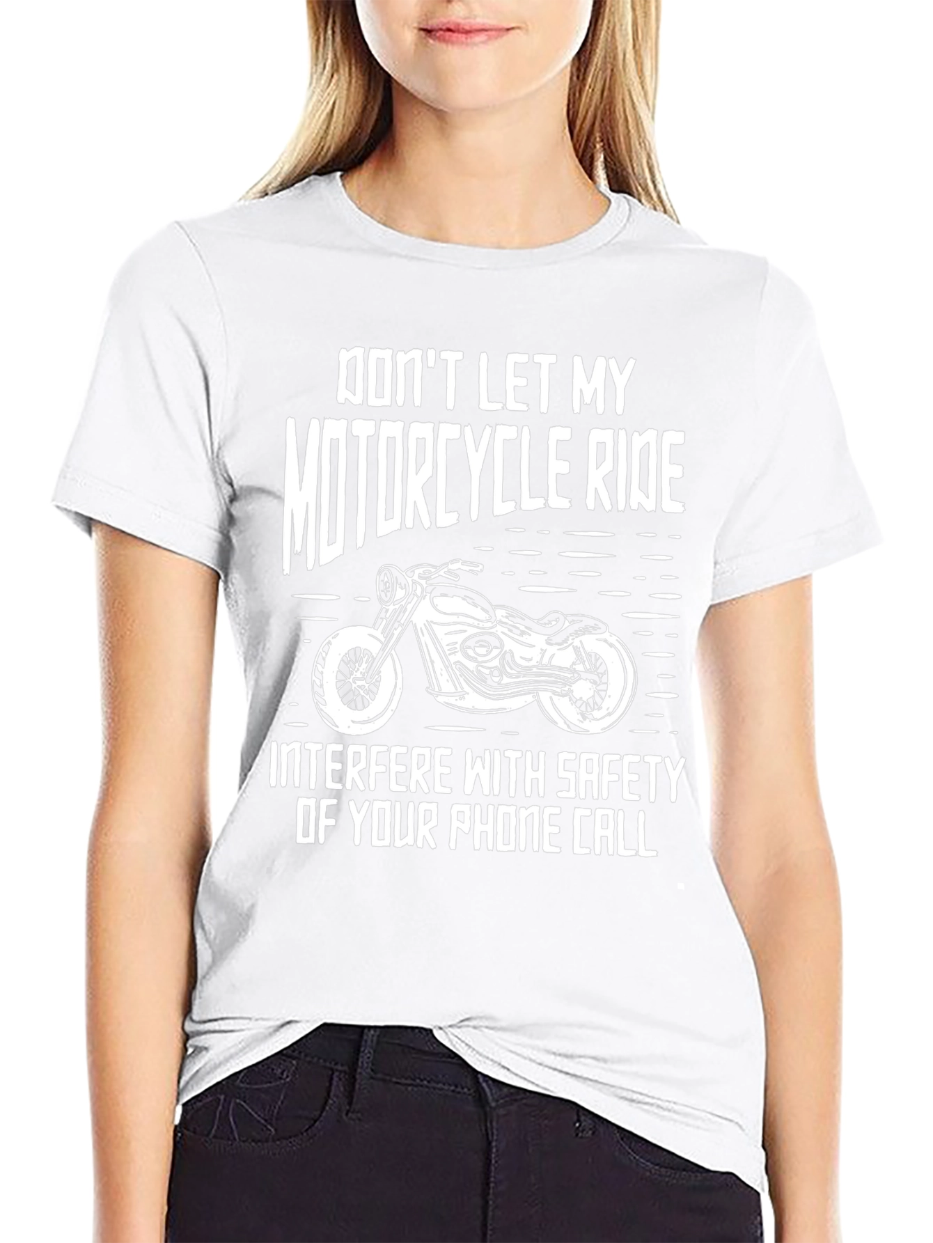 Motorcycle Ride T-Shirt: Dont Let My Ride Interfere