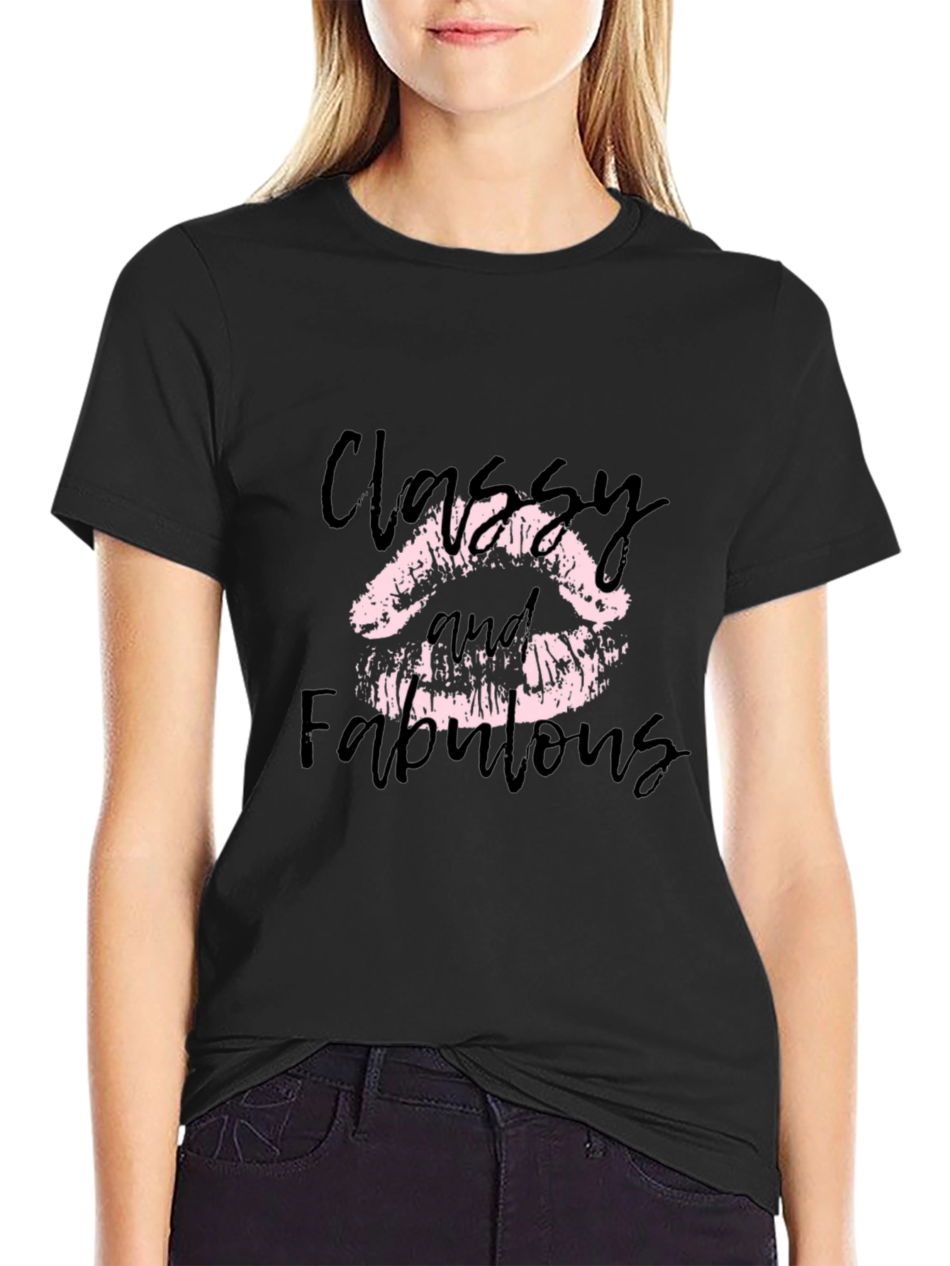 Classy & Fabulous Black T-Shirt