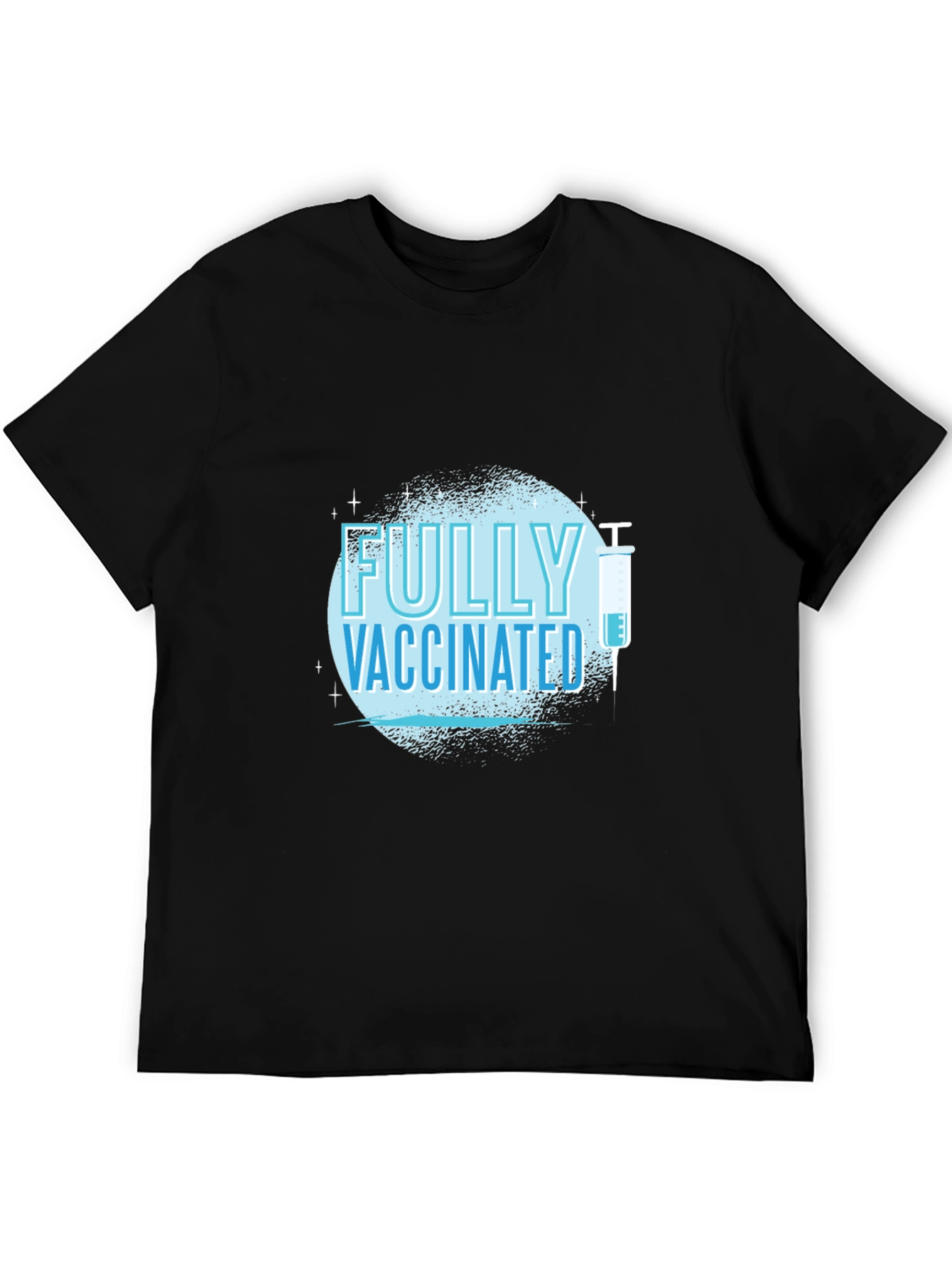 Fully Vaccinated Graphic Tee - Black