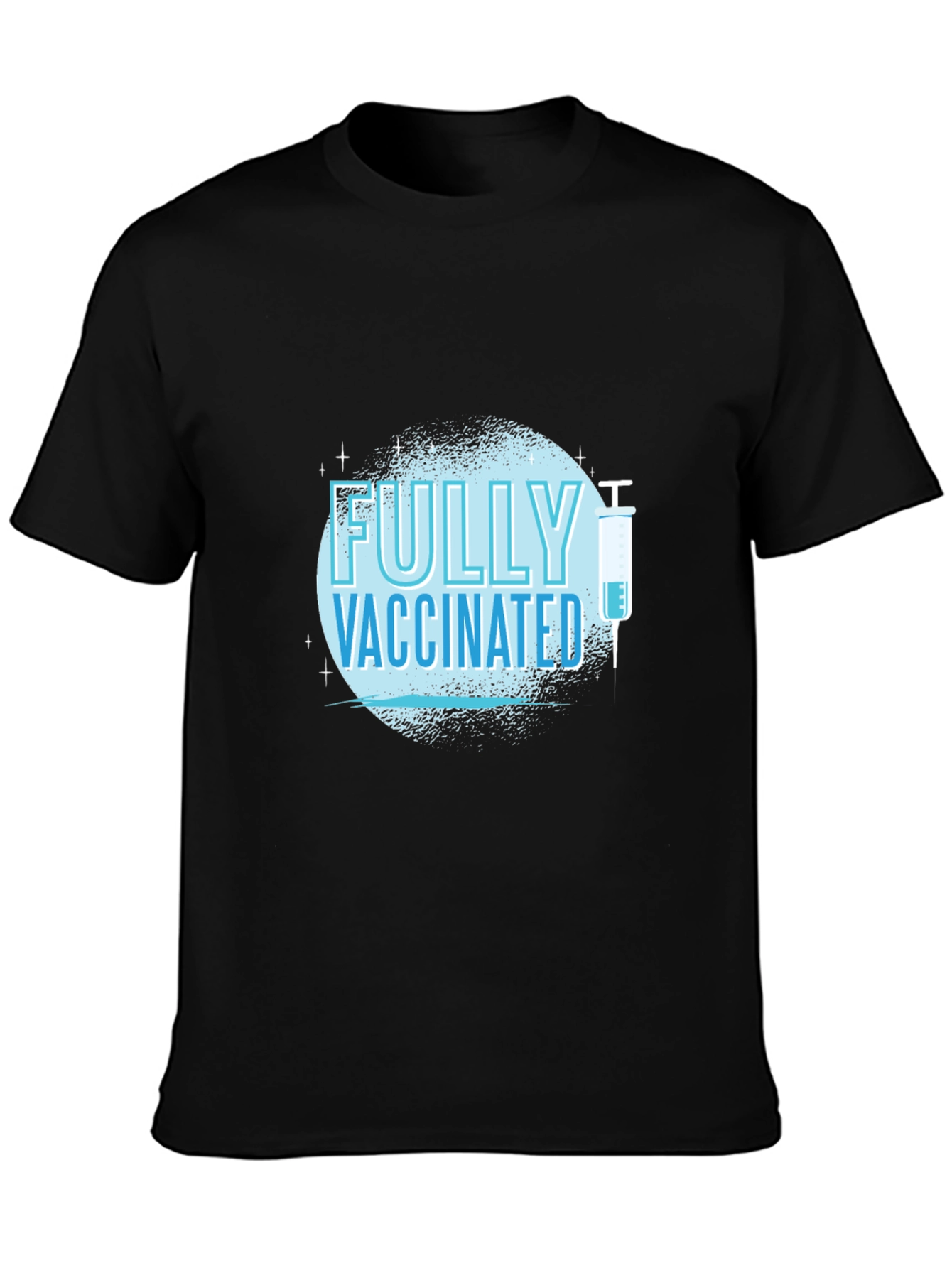 Fully Vaccinated Graphic Tee - Black