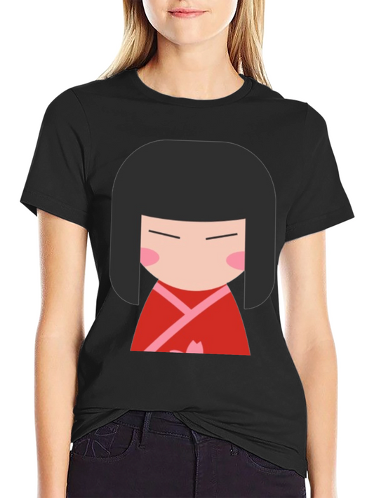 Kokeshi Doll Graphic T-Shirt - Unisex