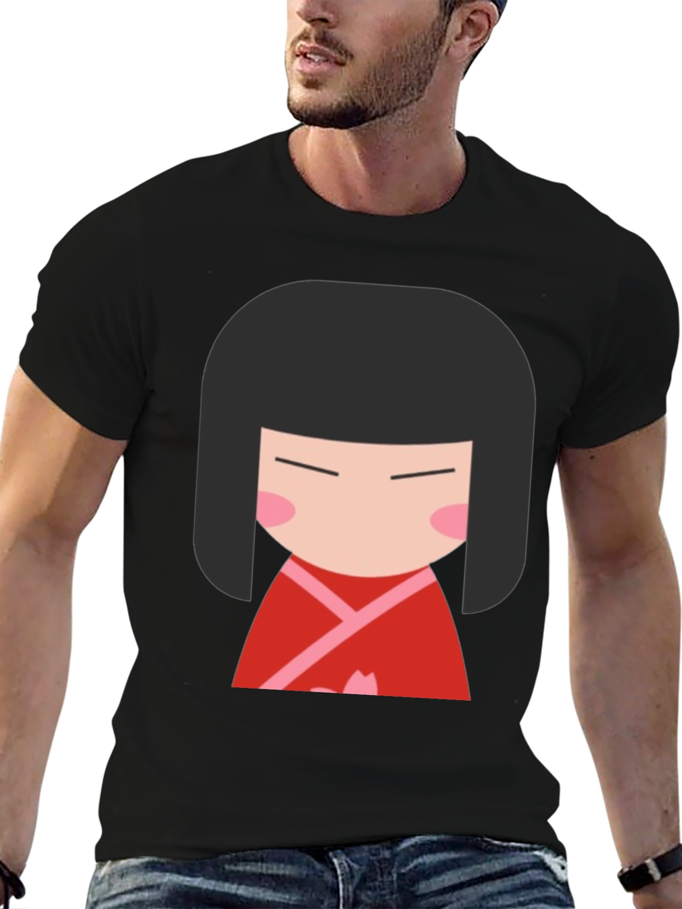 Kokeshi Doll Graphic T-Shirt - Unisex