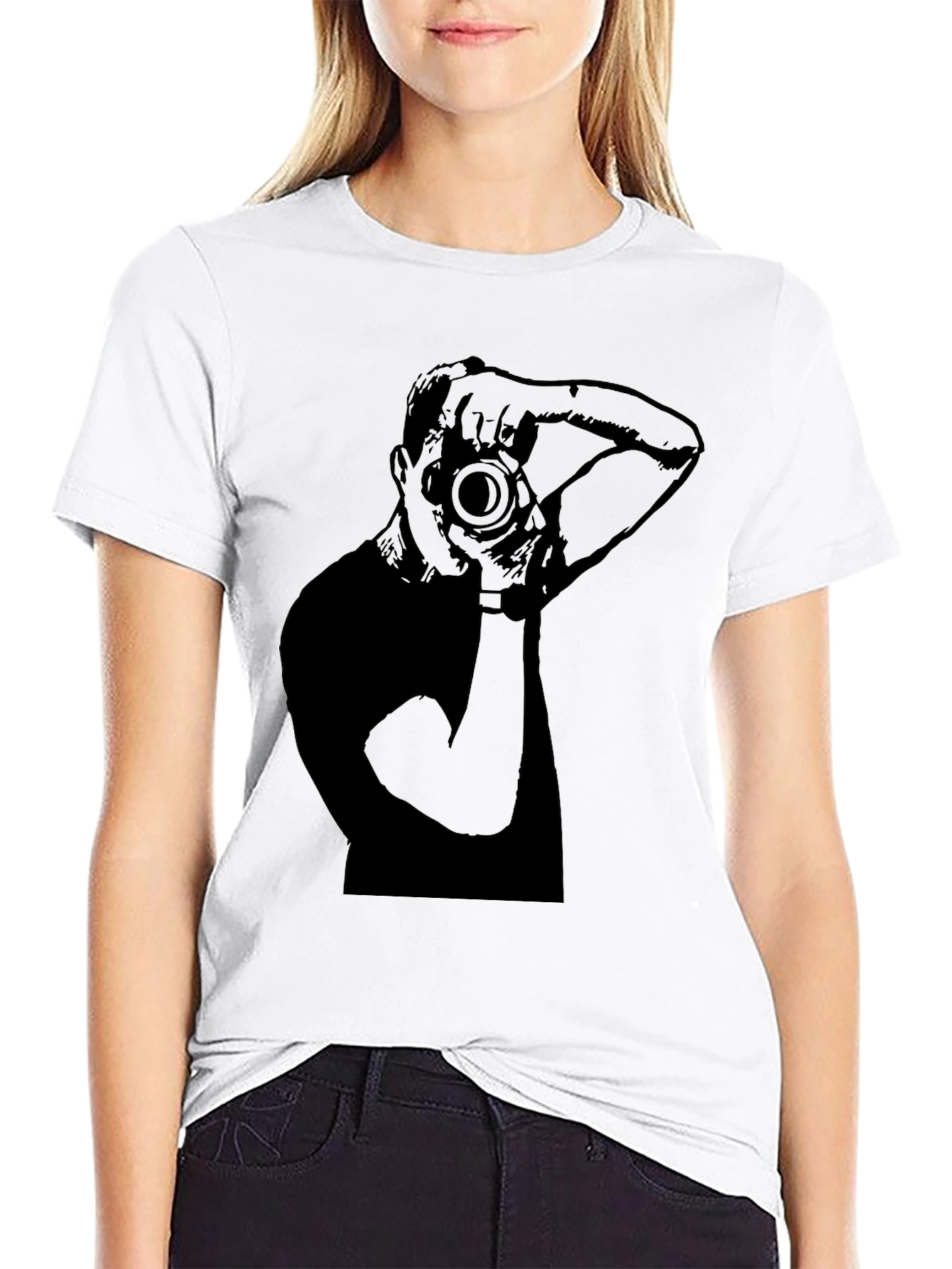Photographer Graphic Black T-Shirt