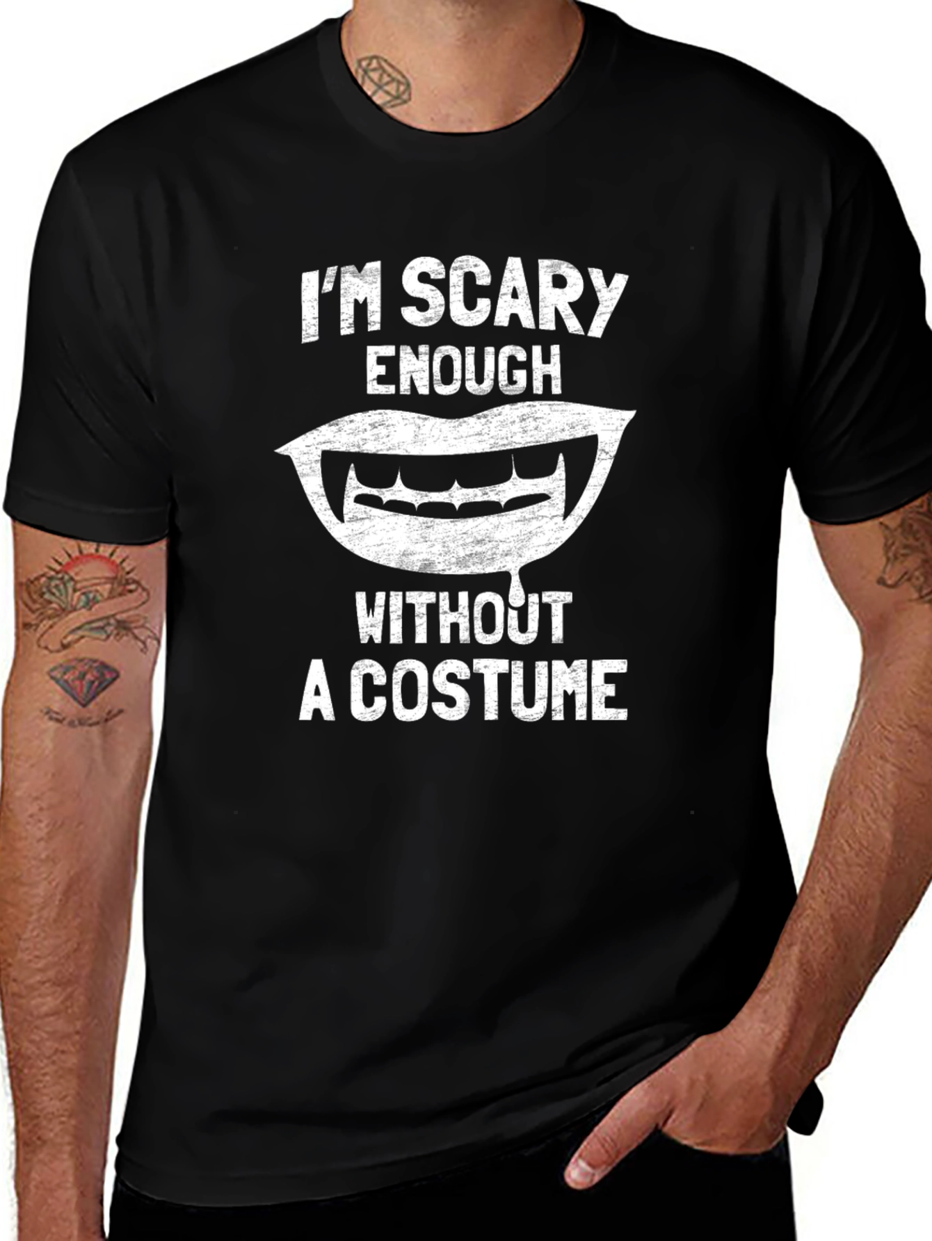 Scary Enough T-Shirt - Halloween Tee