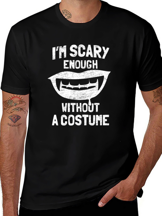 Scary Enough T-Shirt - Halloween Tee