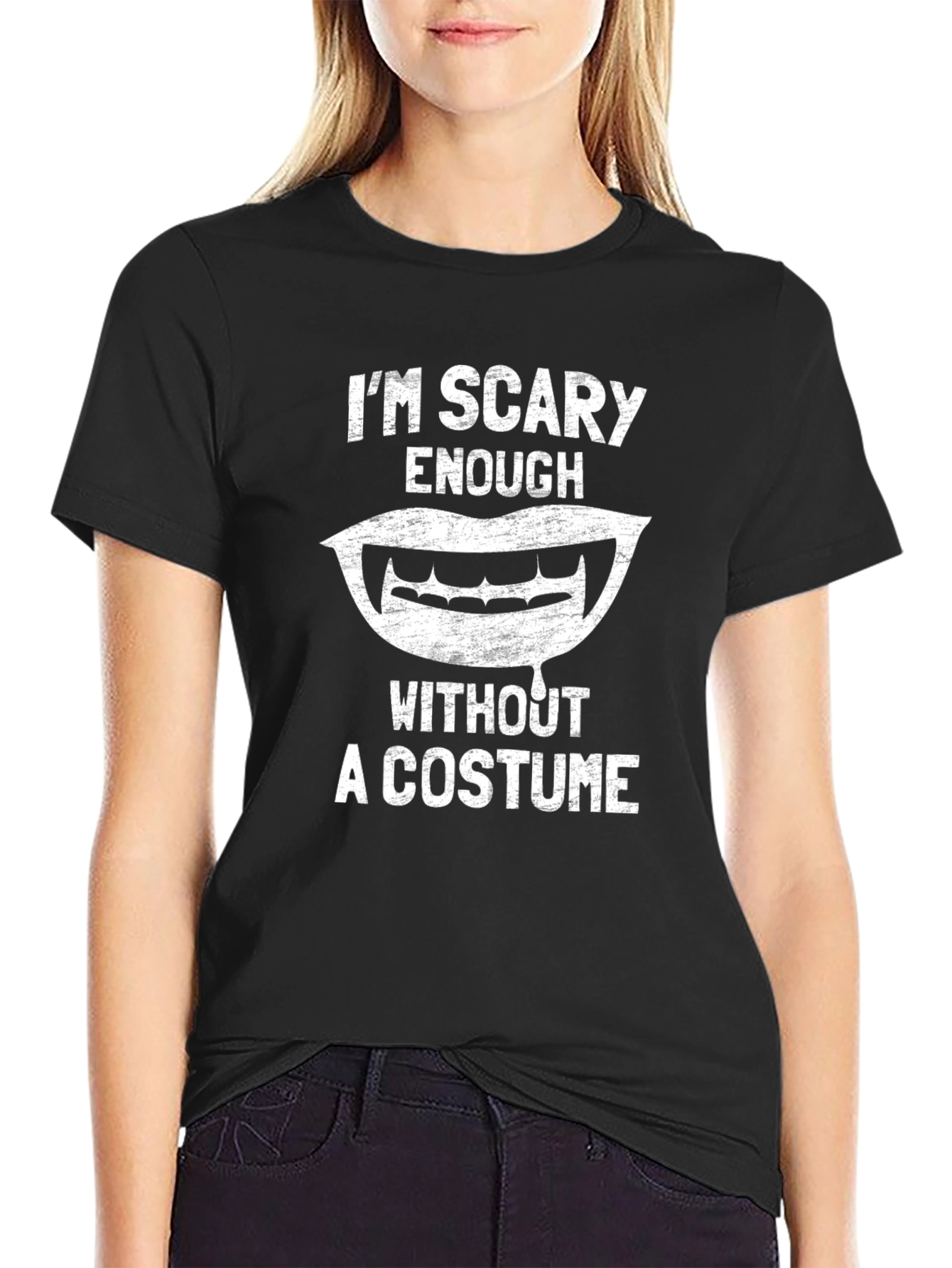 Scary Enough T-Shirt - Halloween Tee