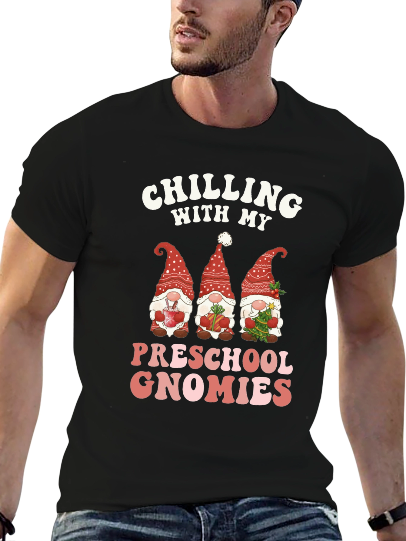 Chilling with my Preschool Gnomies T-Shirt