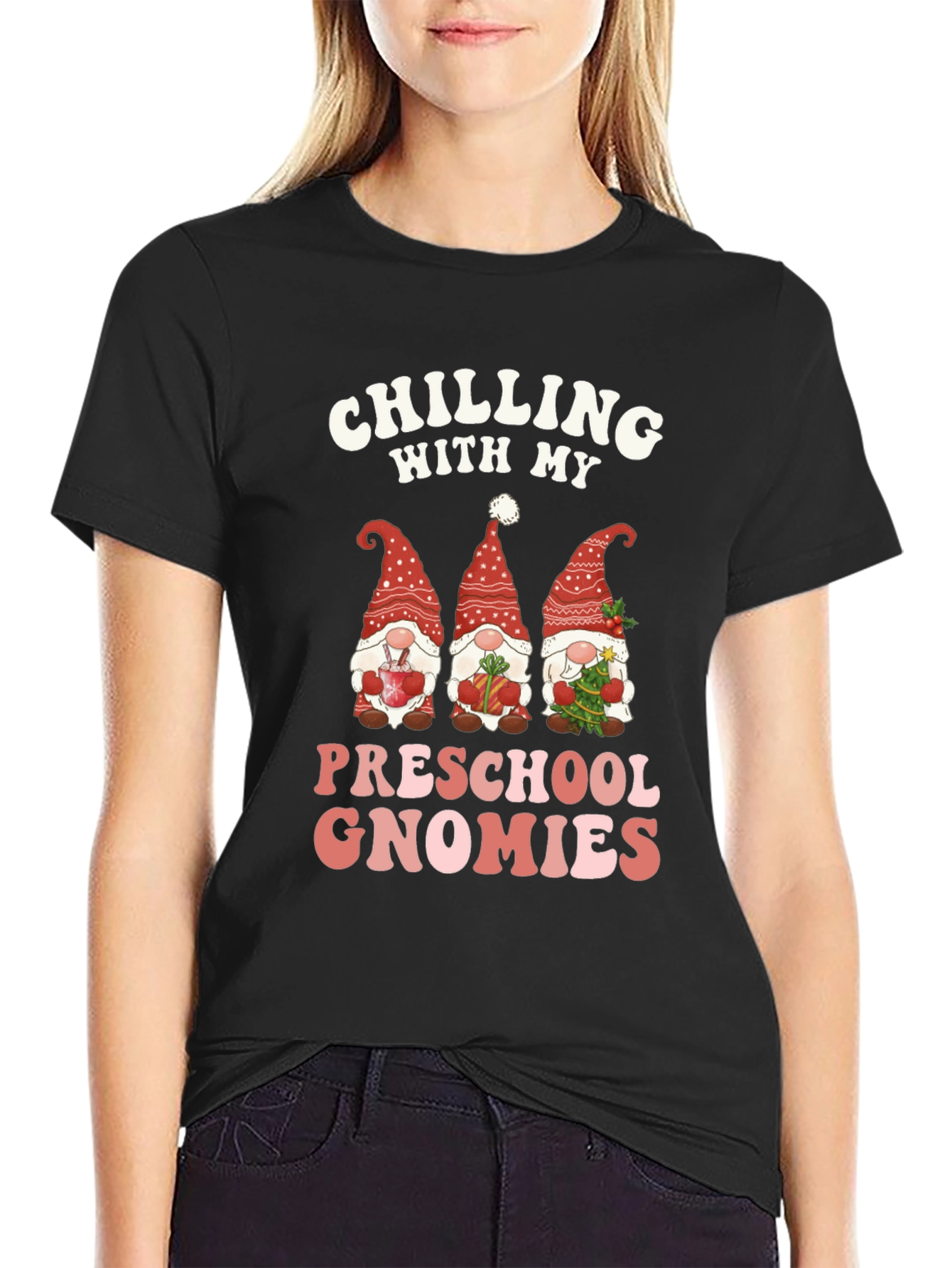 Chilling with my Preschool Gnomies T-Shirt
