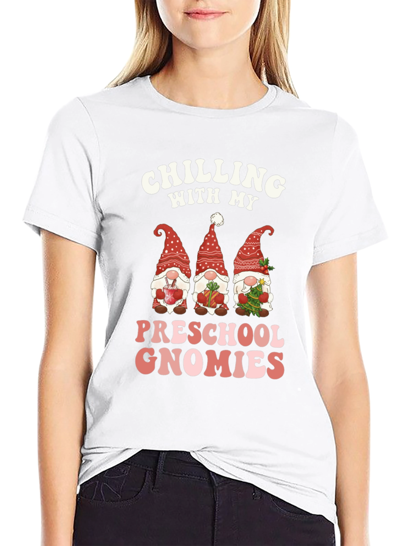 Chilling with my Preschool Gnomies T-Shirt